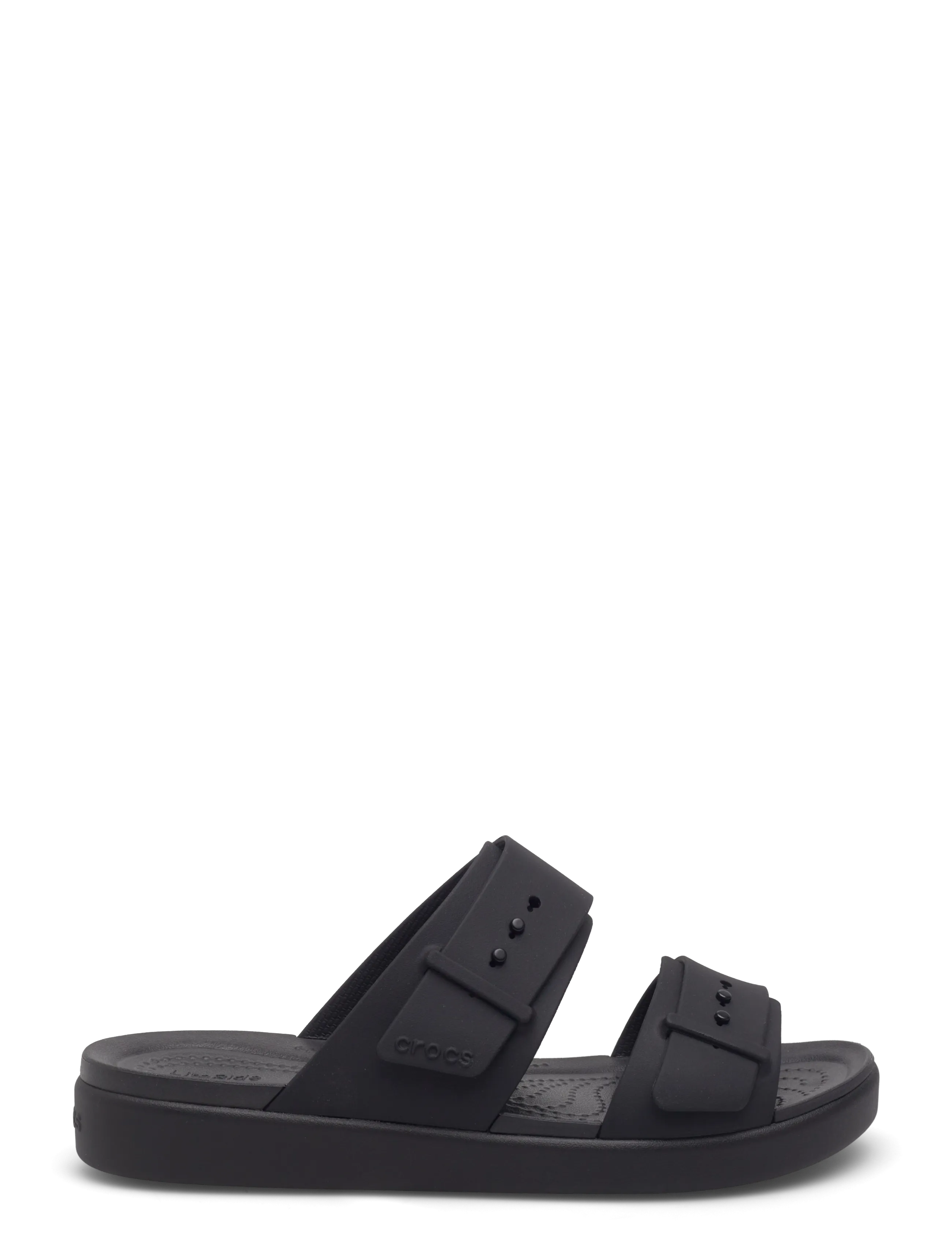 Crocs - Brooklyn Buckle Low Low - flat sandals - black - 1