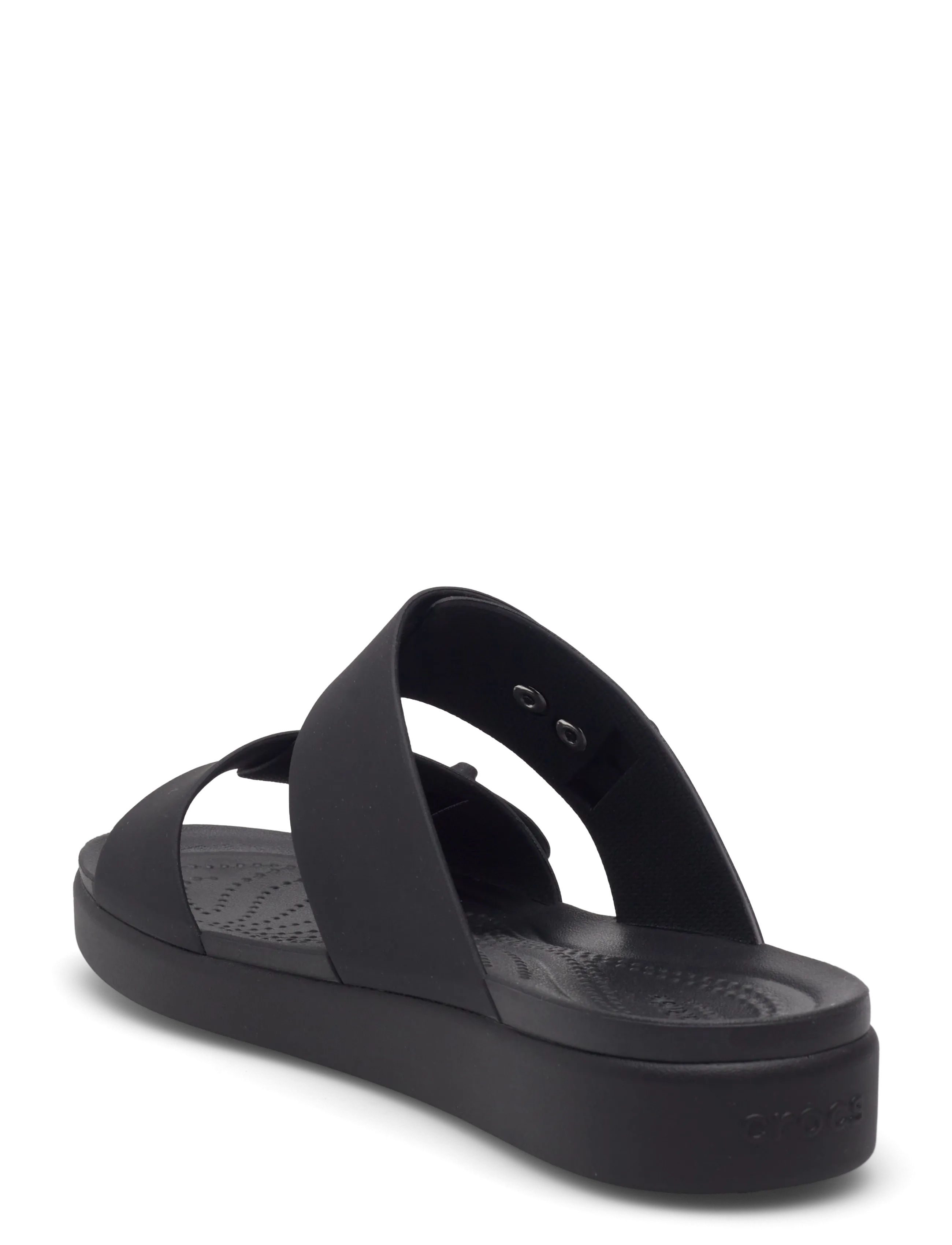 Crocs - Brooklyn Buckle Low Low - flat sandals - black - 2