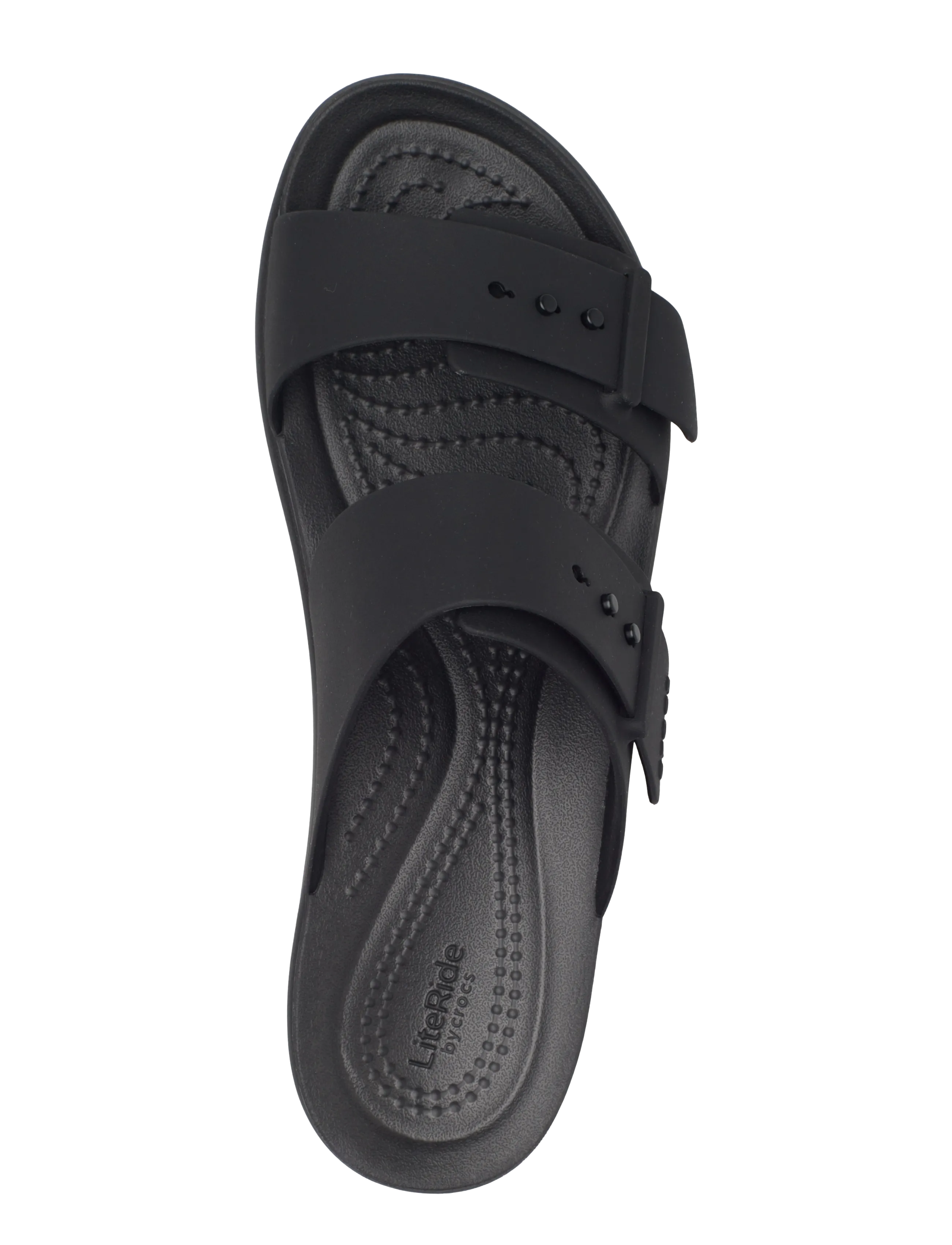 Crocs - Brooklyn Buckle Low Low - flat sandals - black - 3