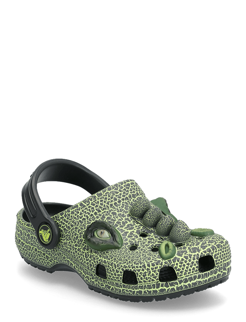 Crocs - Classic IAM Scary Dino Clog T - chodaki - black - 0