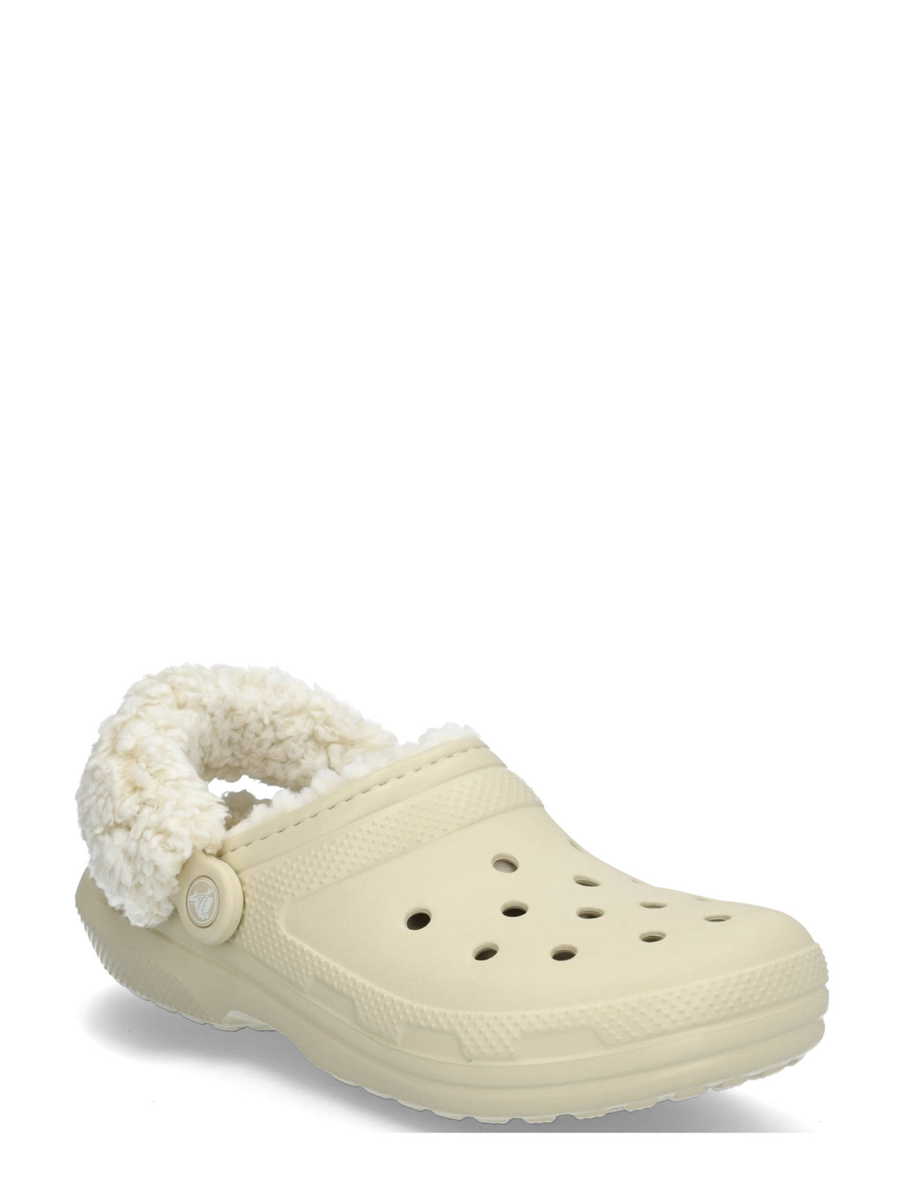 Crocs Classic Fleece Lined Clog - Sko - BONE / cream