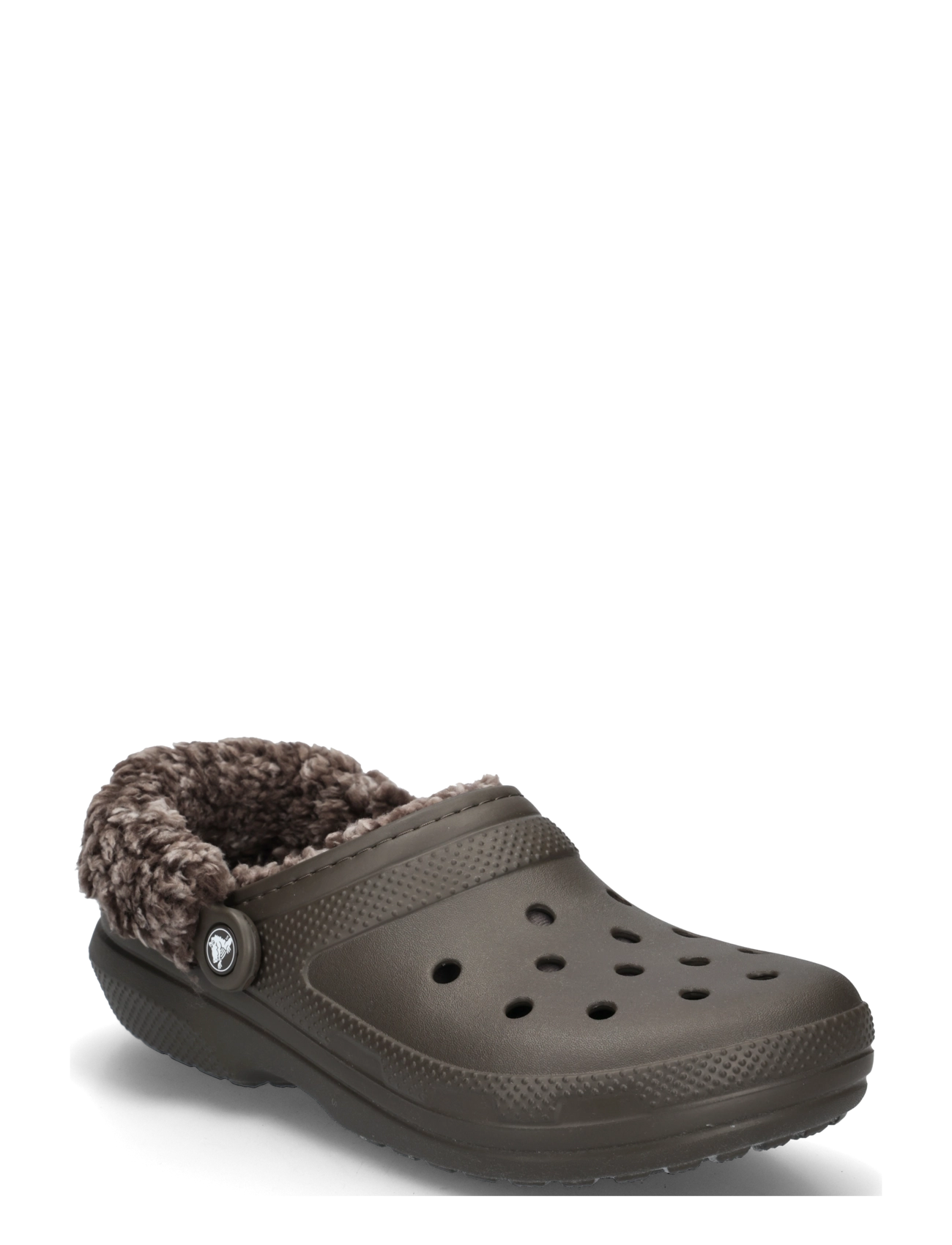 Crocs Classic Fleece Lined Clog - Crocs - DARK COCOA / brown