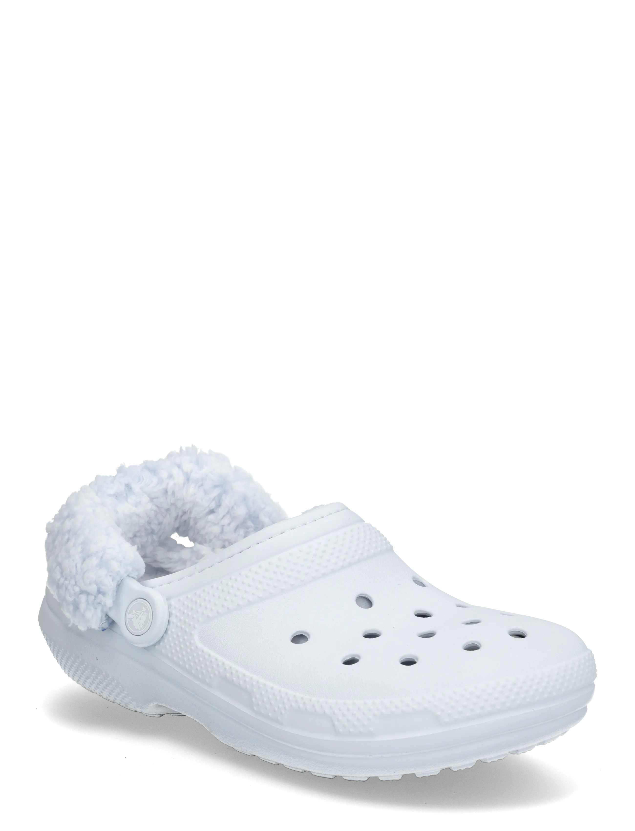 Crocs Classic Fleece Lined Clog - Hausschuhe - SKY ICE / white