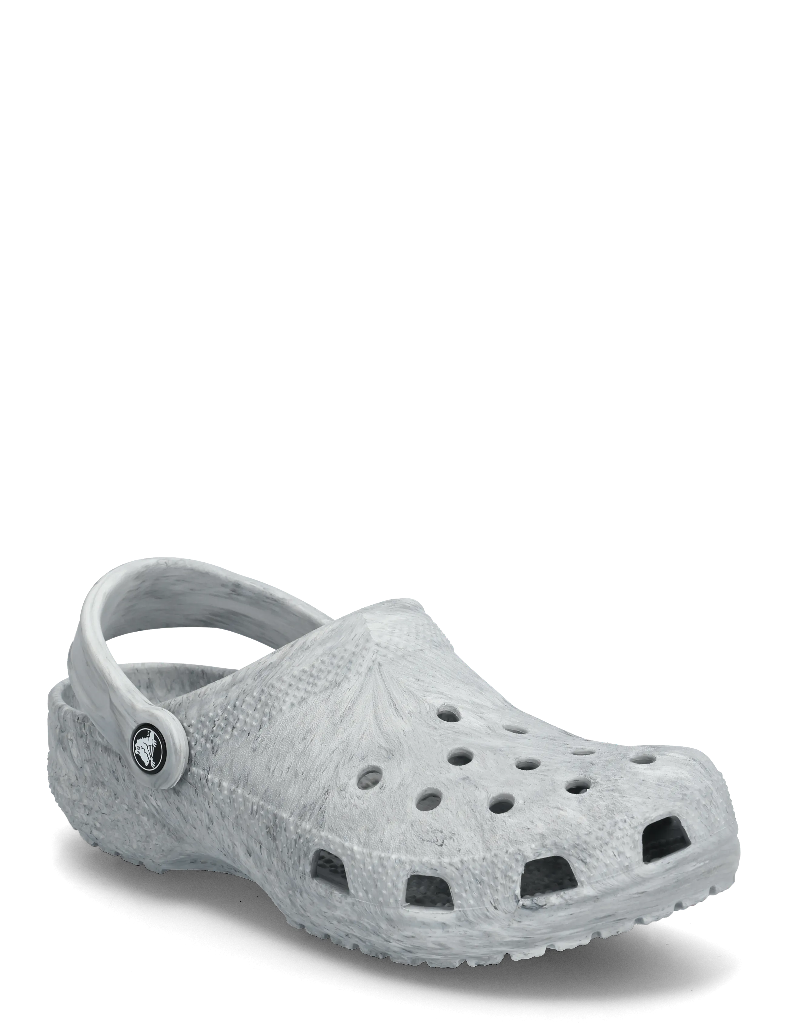Crocs Cls Watercolor Marbled Clog - Skor - GREY SWIRL / grey