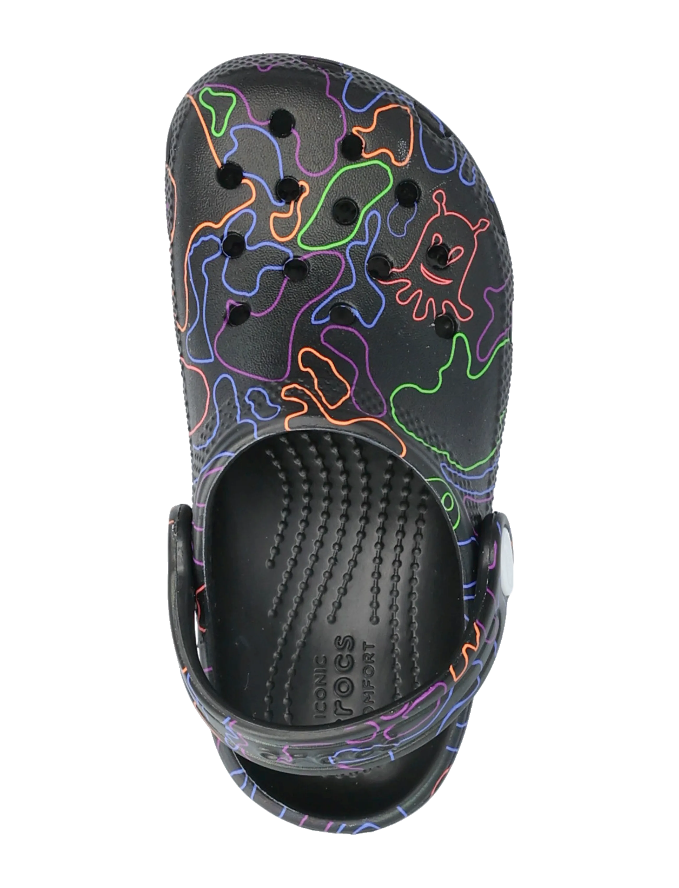 Crocs - Clsc Hi Vis Camo Clog T - clogs - black/multi - 3