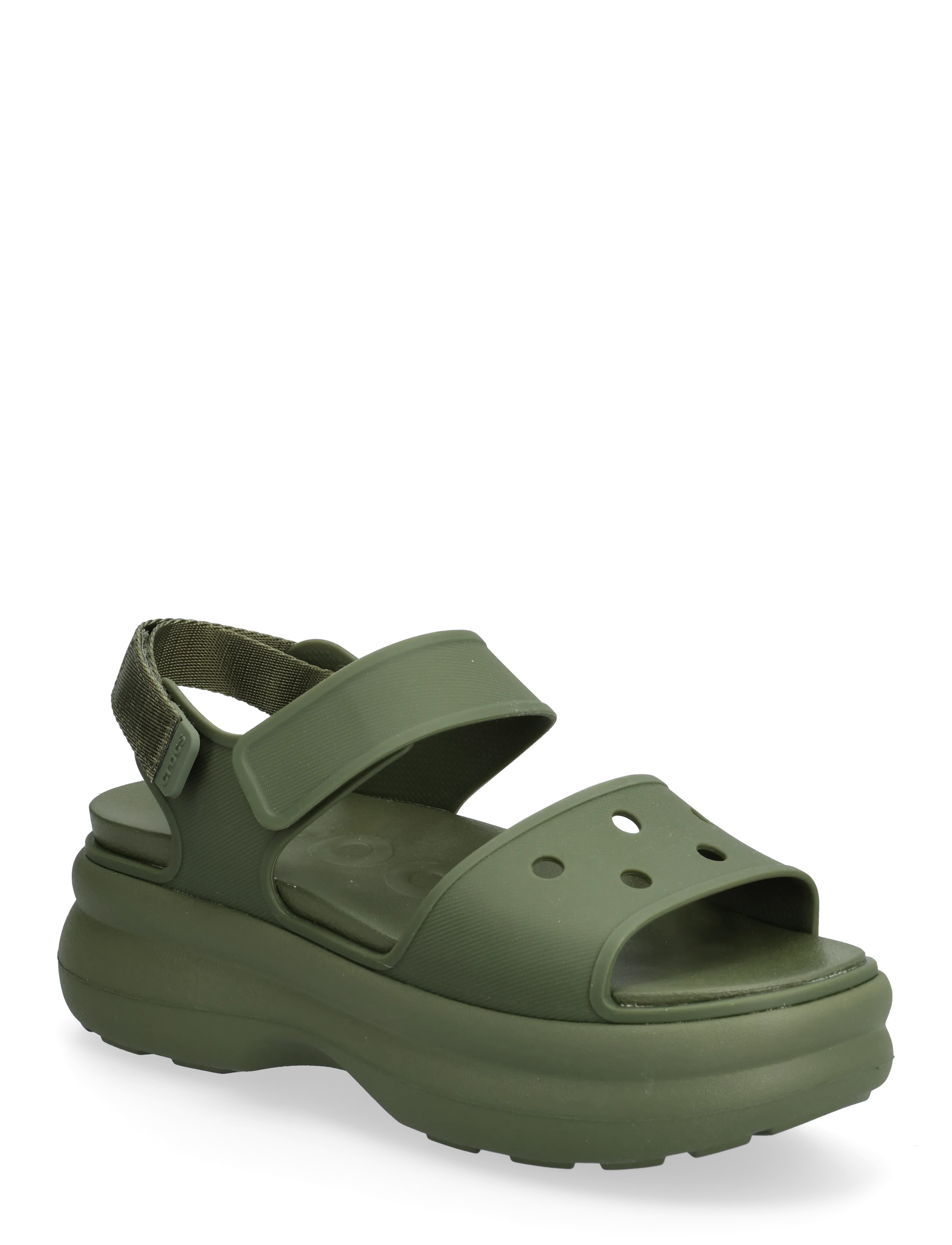 Crocs Soho Y Strap Sandal, 41/42, Khaki green, Sandaler > Flade Sandals, Dame