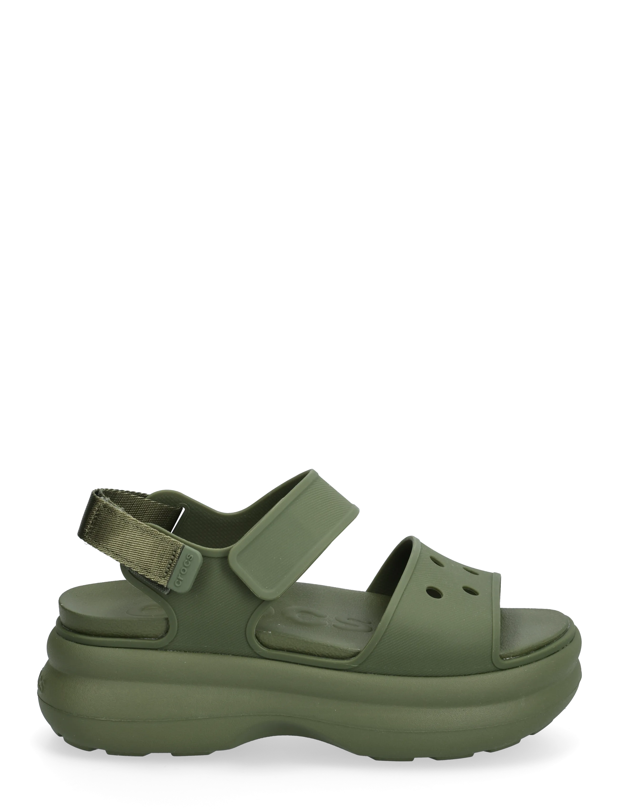 Crocs - Soho Y Strap Sandal - plateau-sandalen - army green - 2
