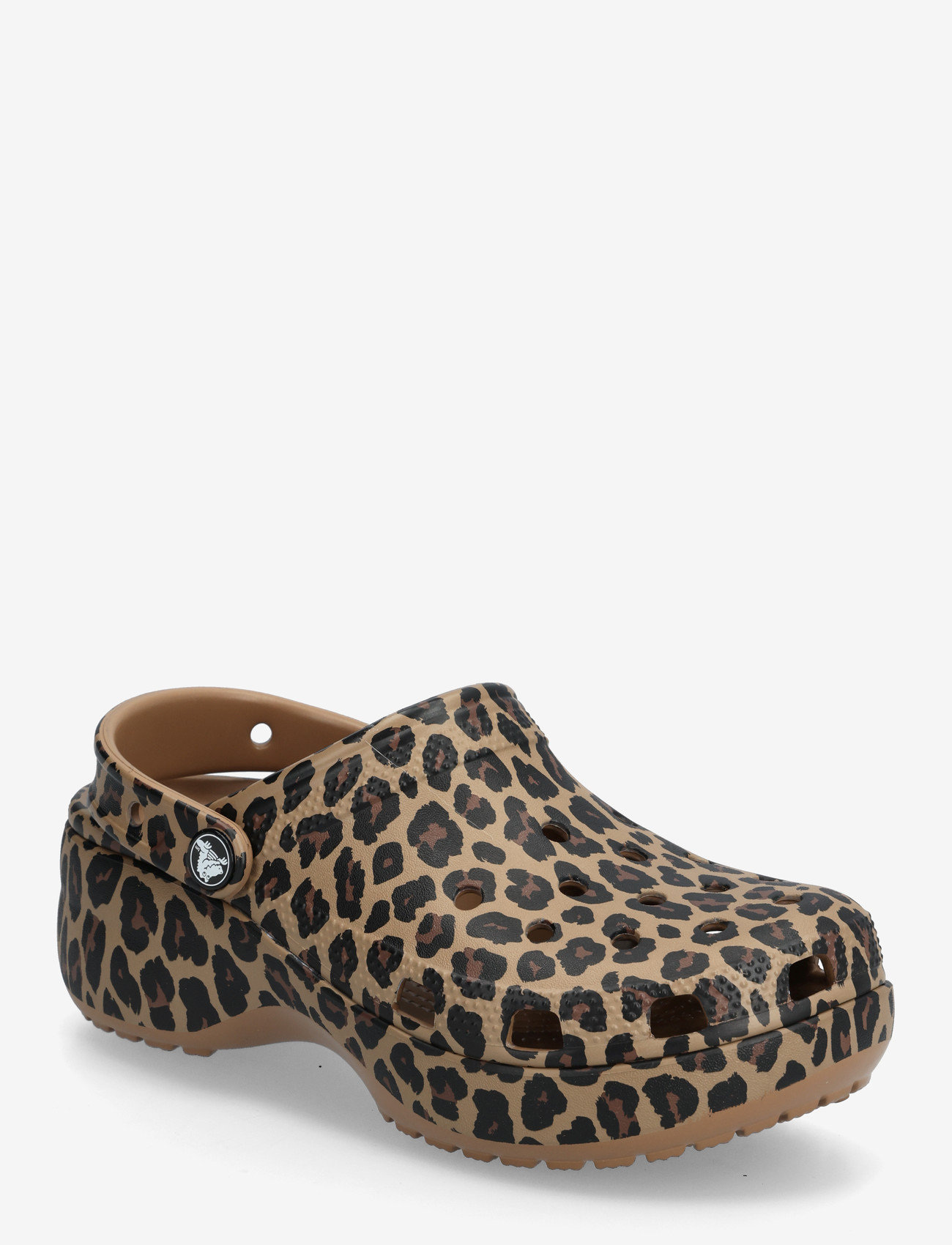 Crocs - Cls Platform Animal Clog - chodaki - sepia/leopard - 0