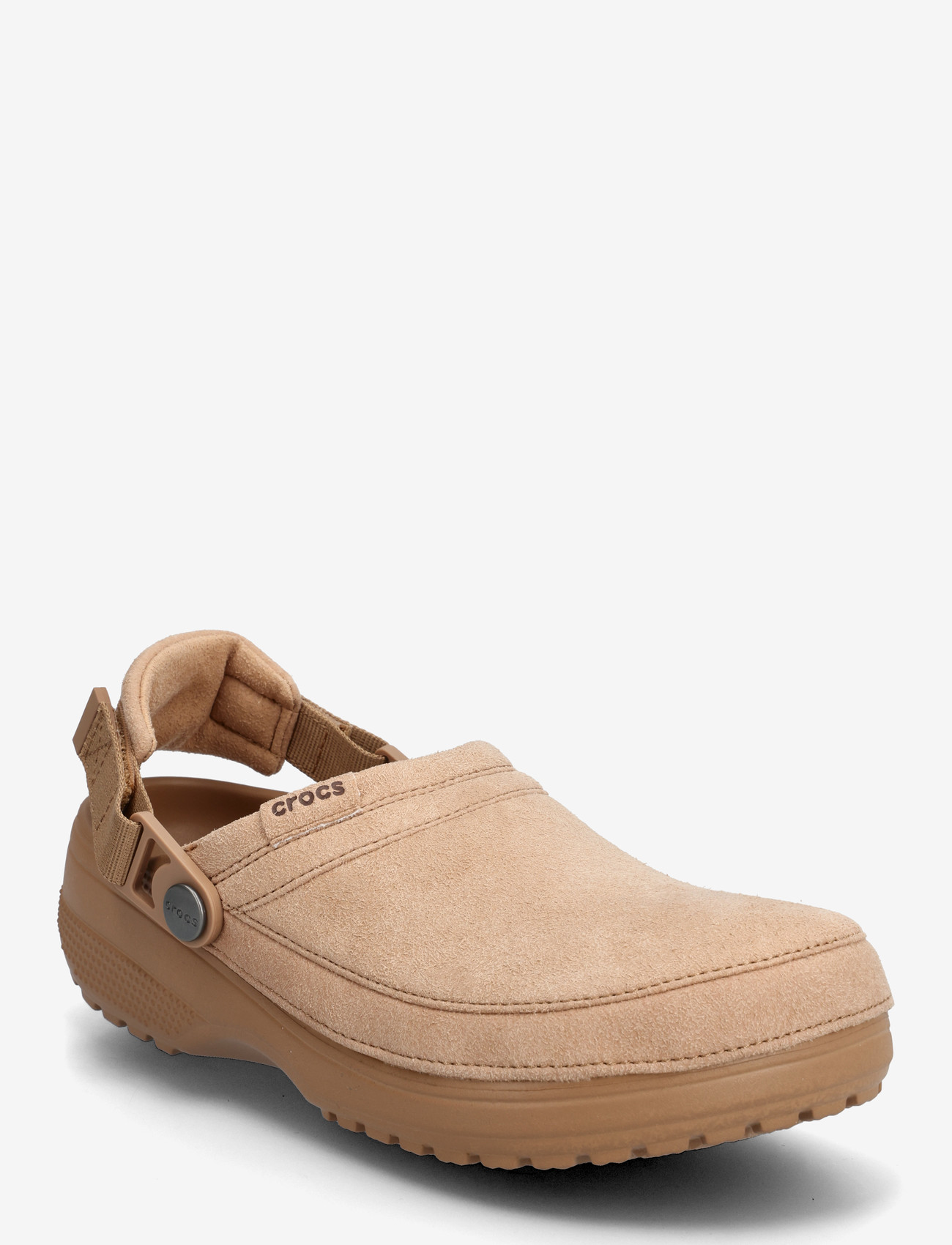 Crocs - Crafted Vegan Suede Cg - pantoletten & clogs - milk chocolate - 0