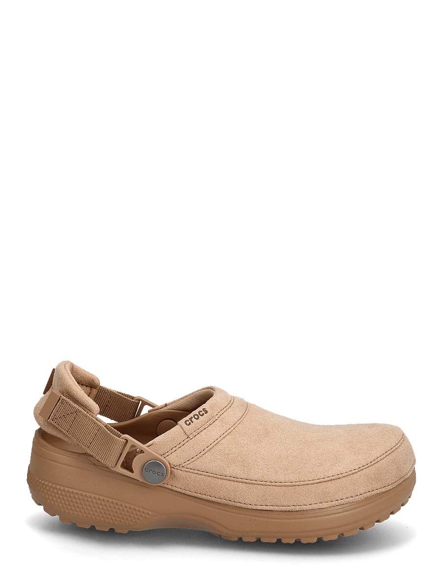 Crocs - Crafted Vegan Suede Cg - mules & clogs - milk chocolate - 1