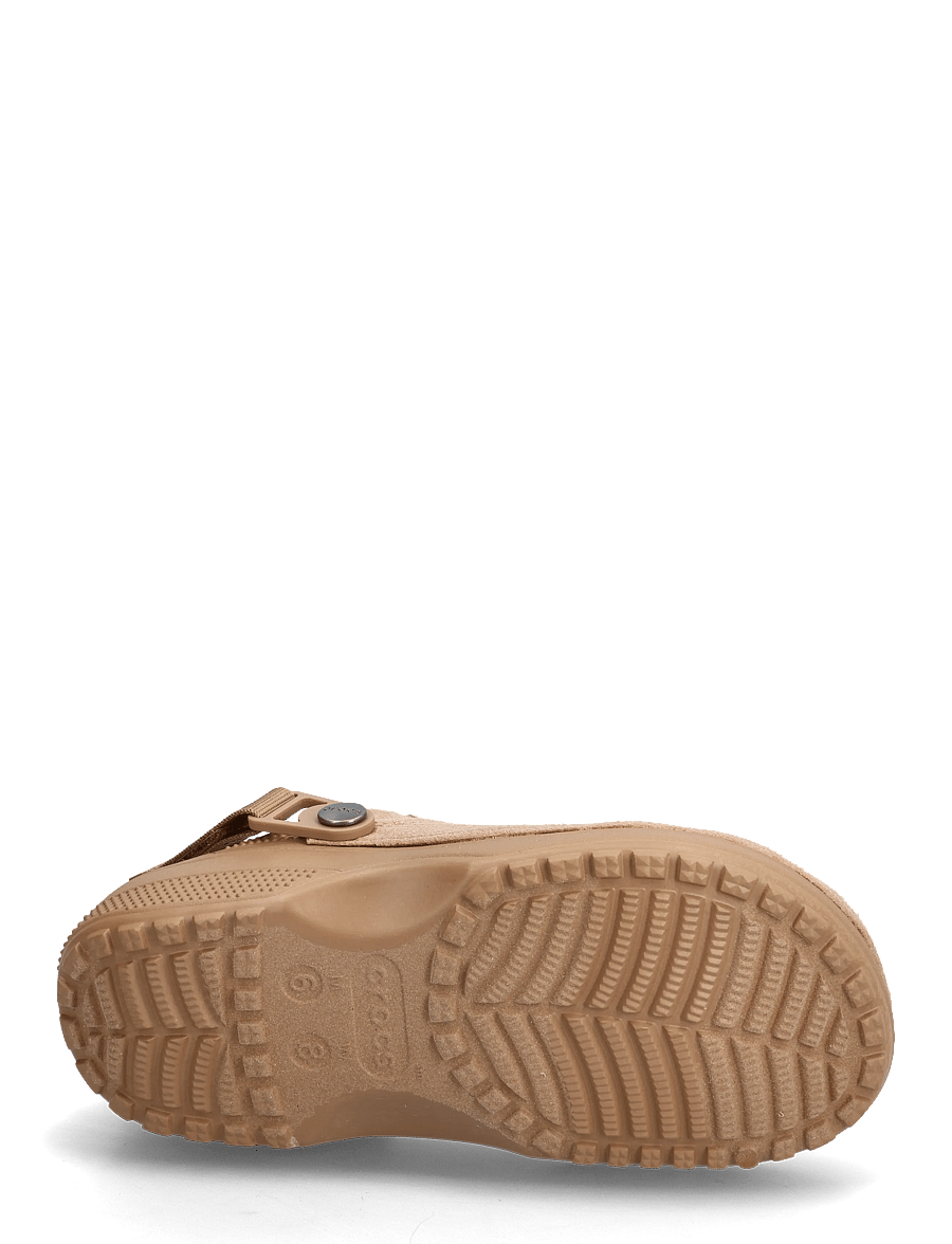 Crocs - Crafted Vegan Suede Cg - mules & clogs - milk chocolate - 4