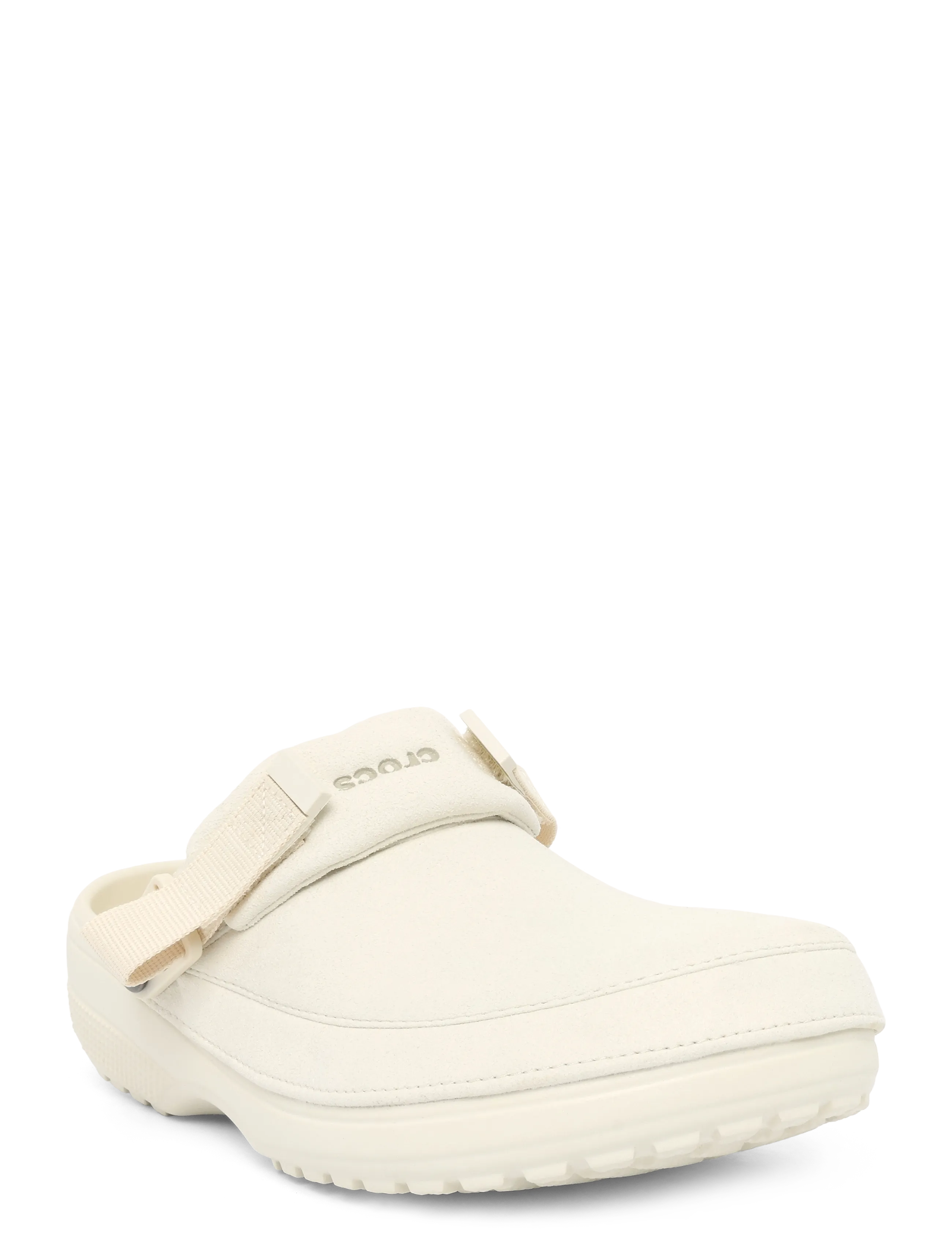 Crocs Crafted Vegan Suede Cg - Pantoletten & Clogs - SUMMIT WHITE / white