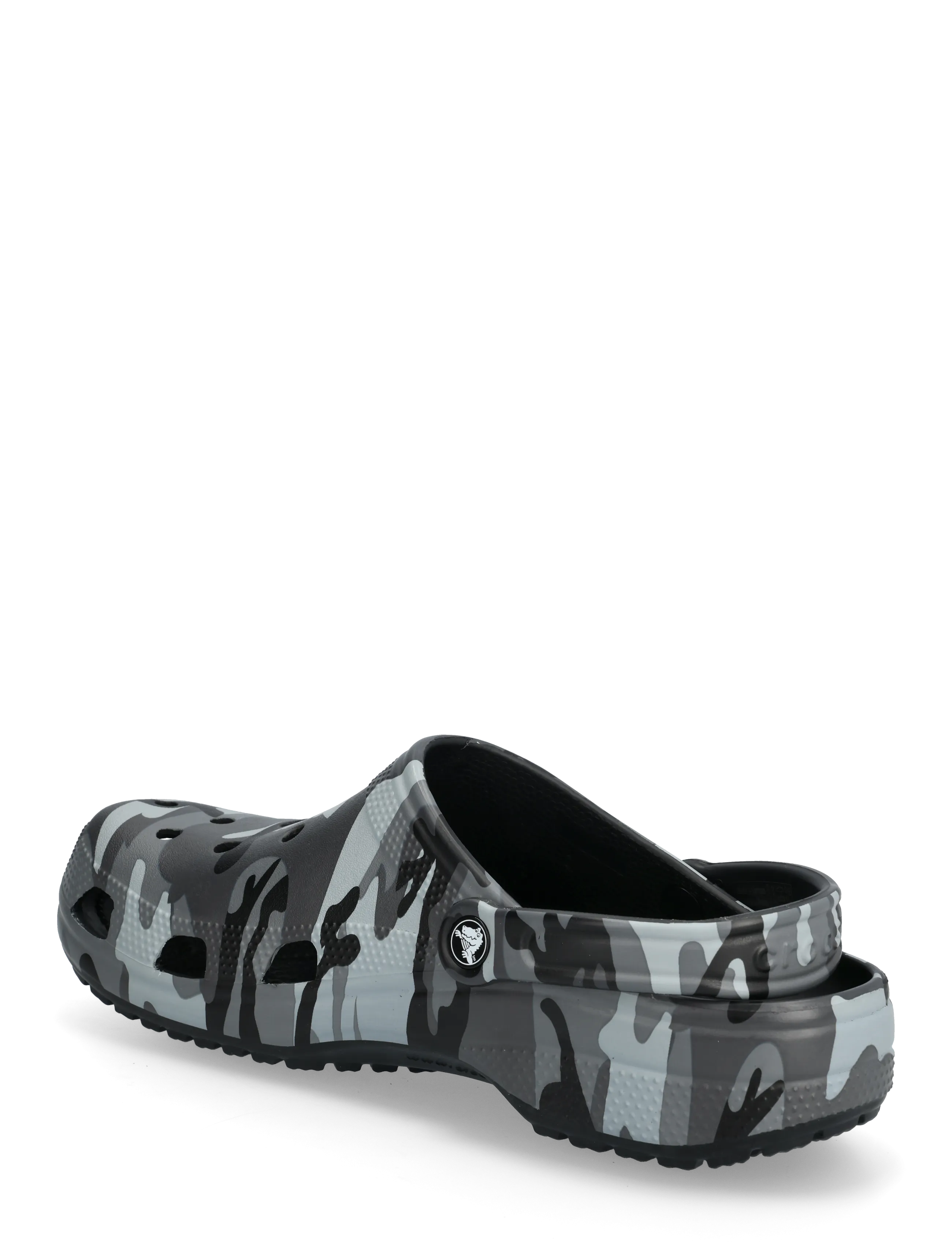 Crocs - Classic Camouflage Clog - mules & clogs - black/slate grey - 2