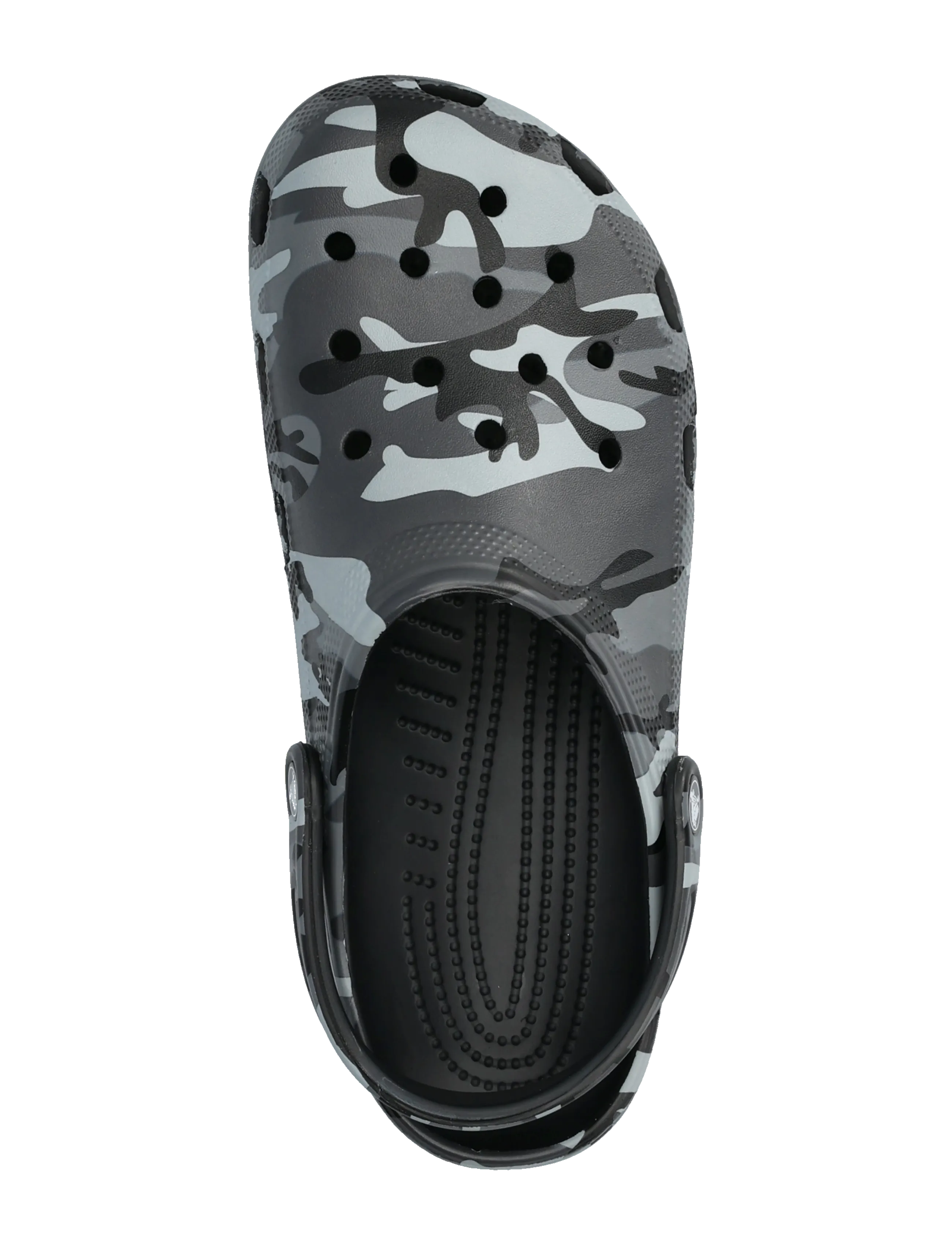 Crocs - Classic Camouflage Clog - mules & clogs - black/slate grey - 3