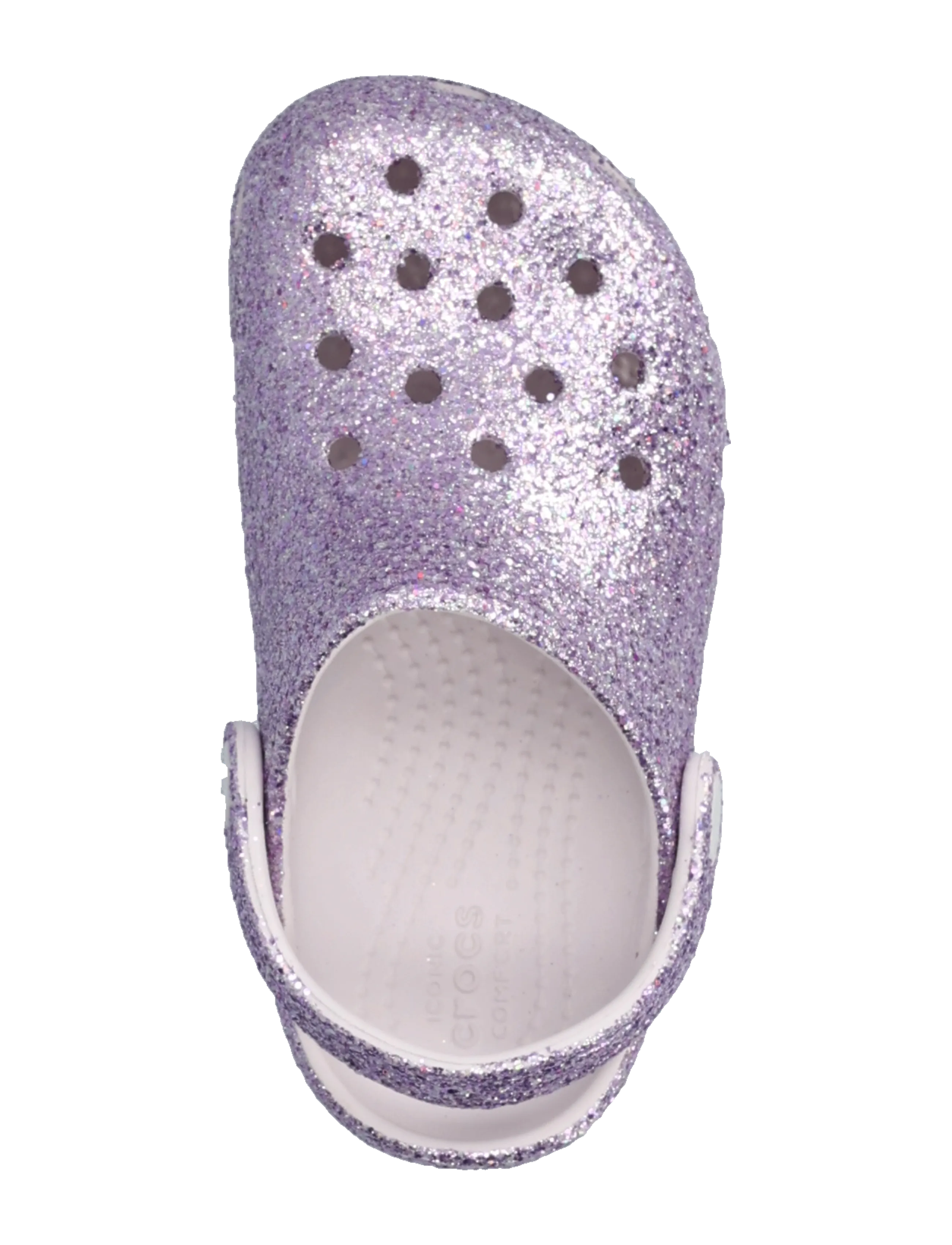 Crocs - Classic Chunky Glitter Clog K - clogs - grape ice - 3