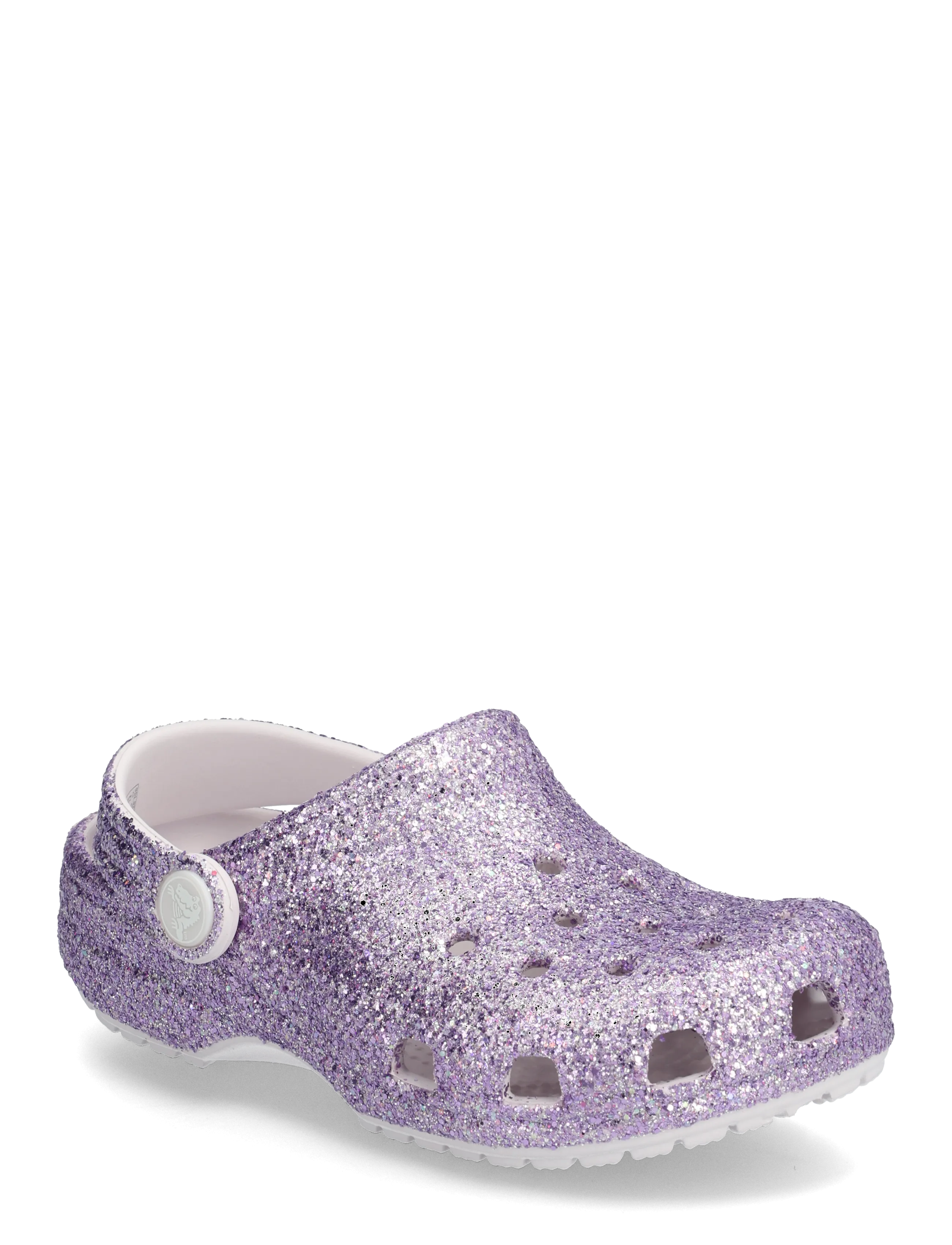 Crocs Classic Chunky Glitter Clog T, Børn, Grov Glitter Clog, Lila, Str: 25/26
