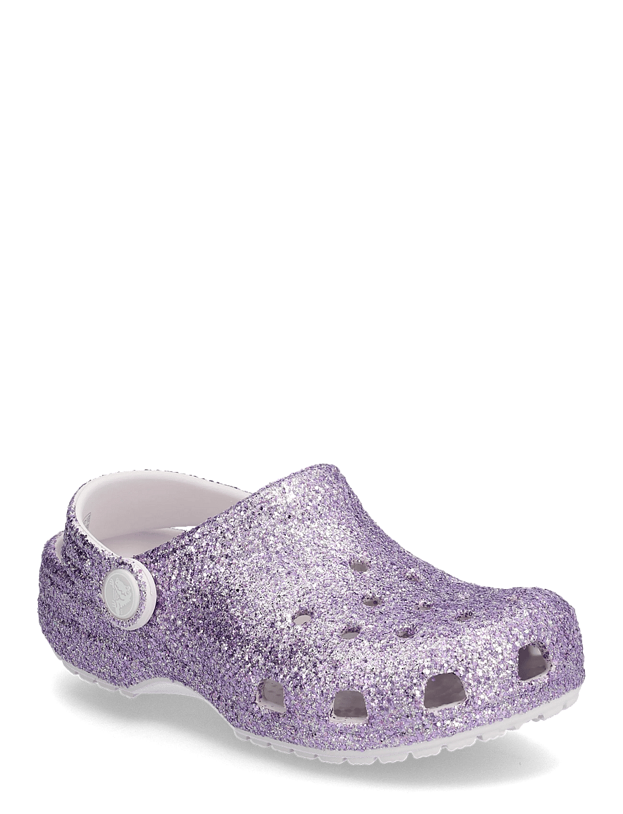 Crocs - Classic Chunky Glitter Clog T - chodaki - grape ice - 0