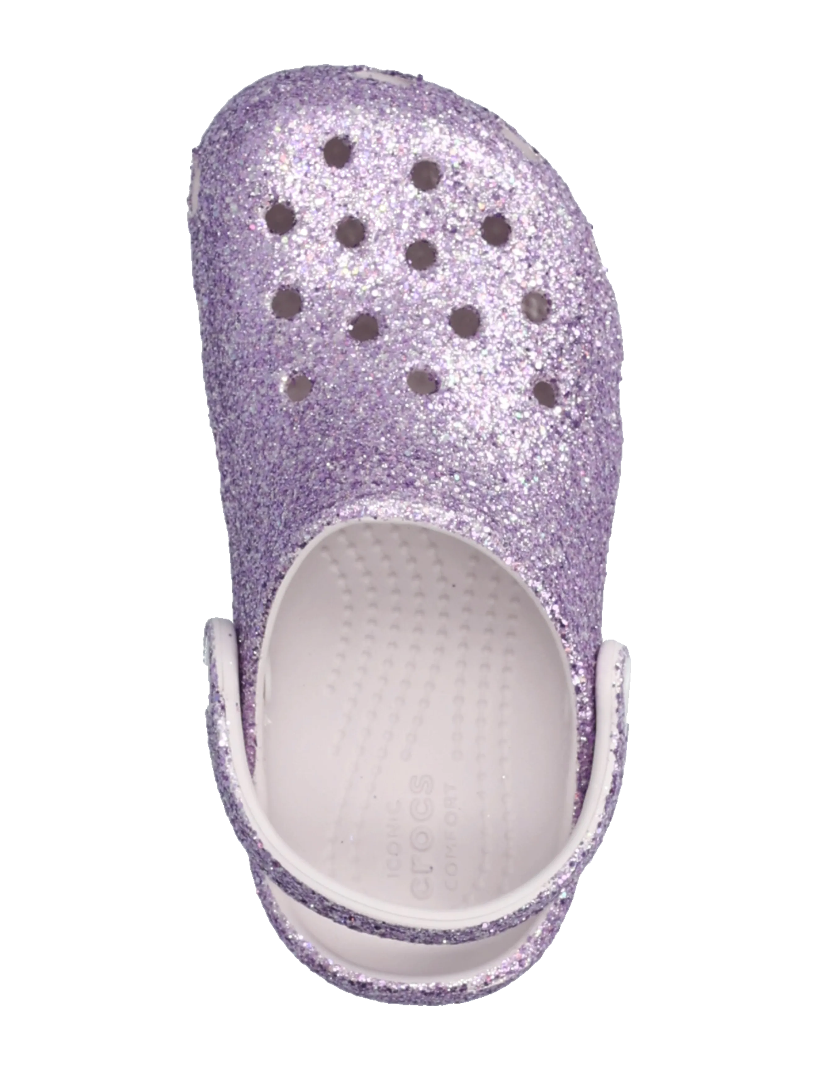 Crocs - Classic Chunky Glitter Clog T - clogs - grape ice - 3