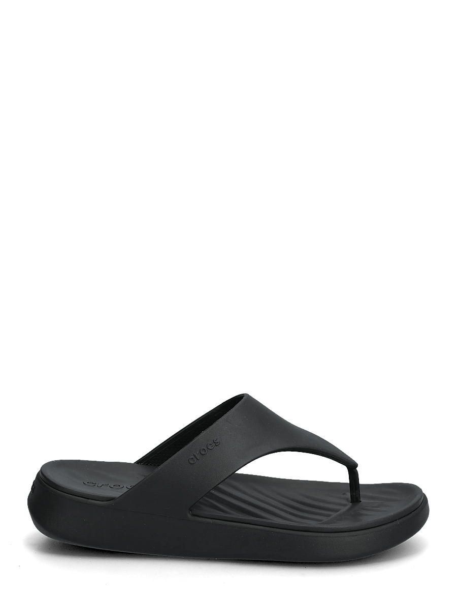 Crocs - Getaway Triangle Flip - flache sandalen - black - 1