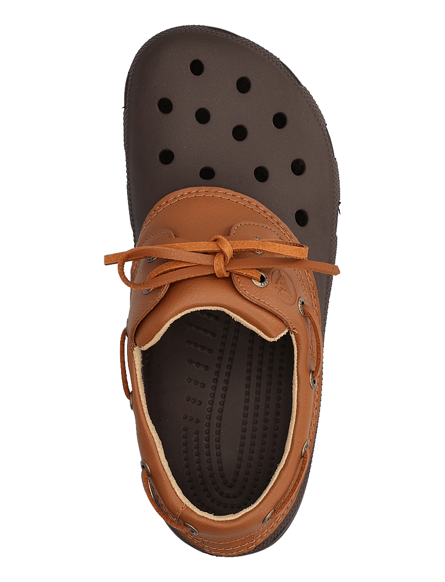 Crocs - Classic Boat Shoe - purjekingad - coffee/cognac - 3