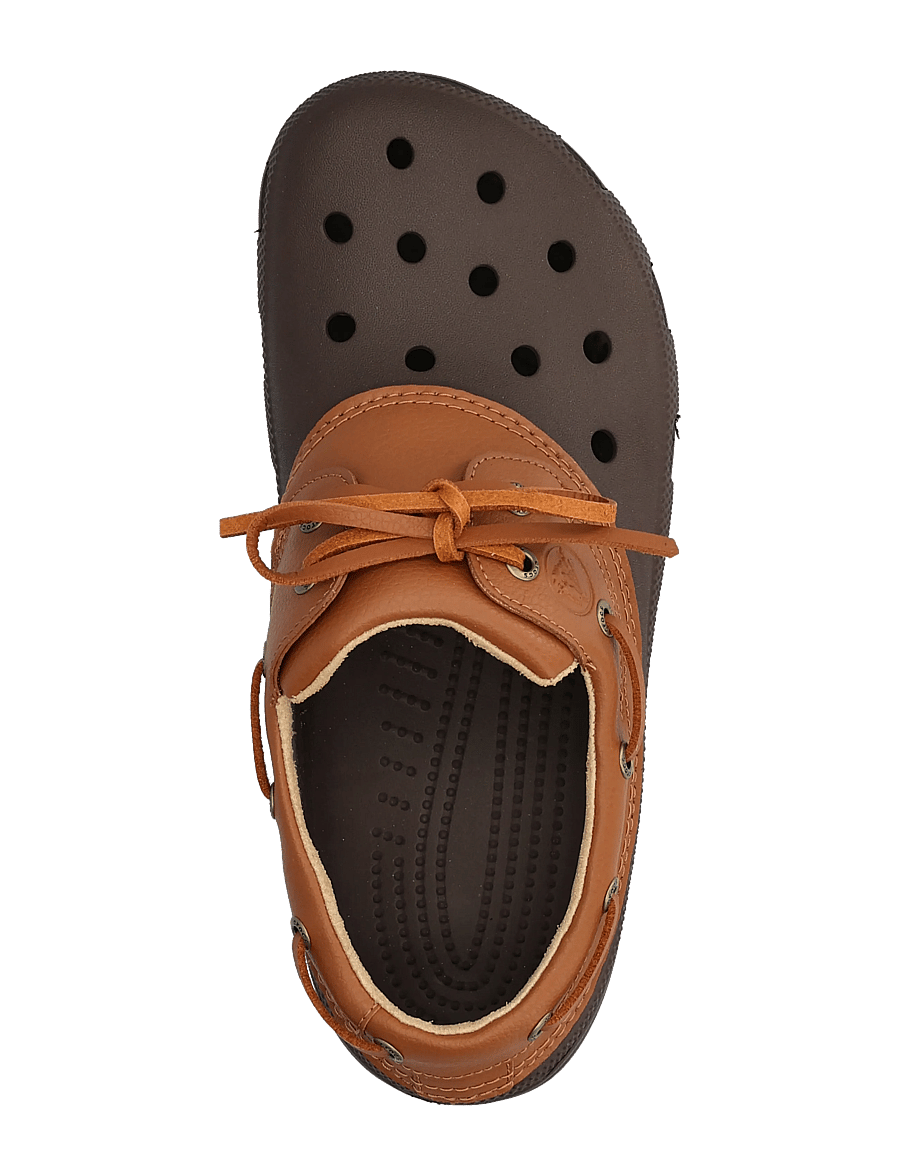 Crocs - Classic Boat Shoe - purjekingad - coffee/cognac - 3