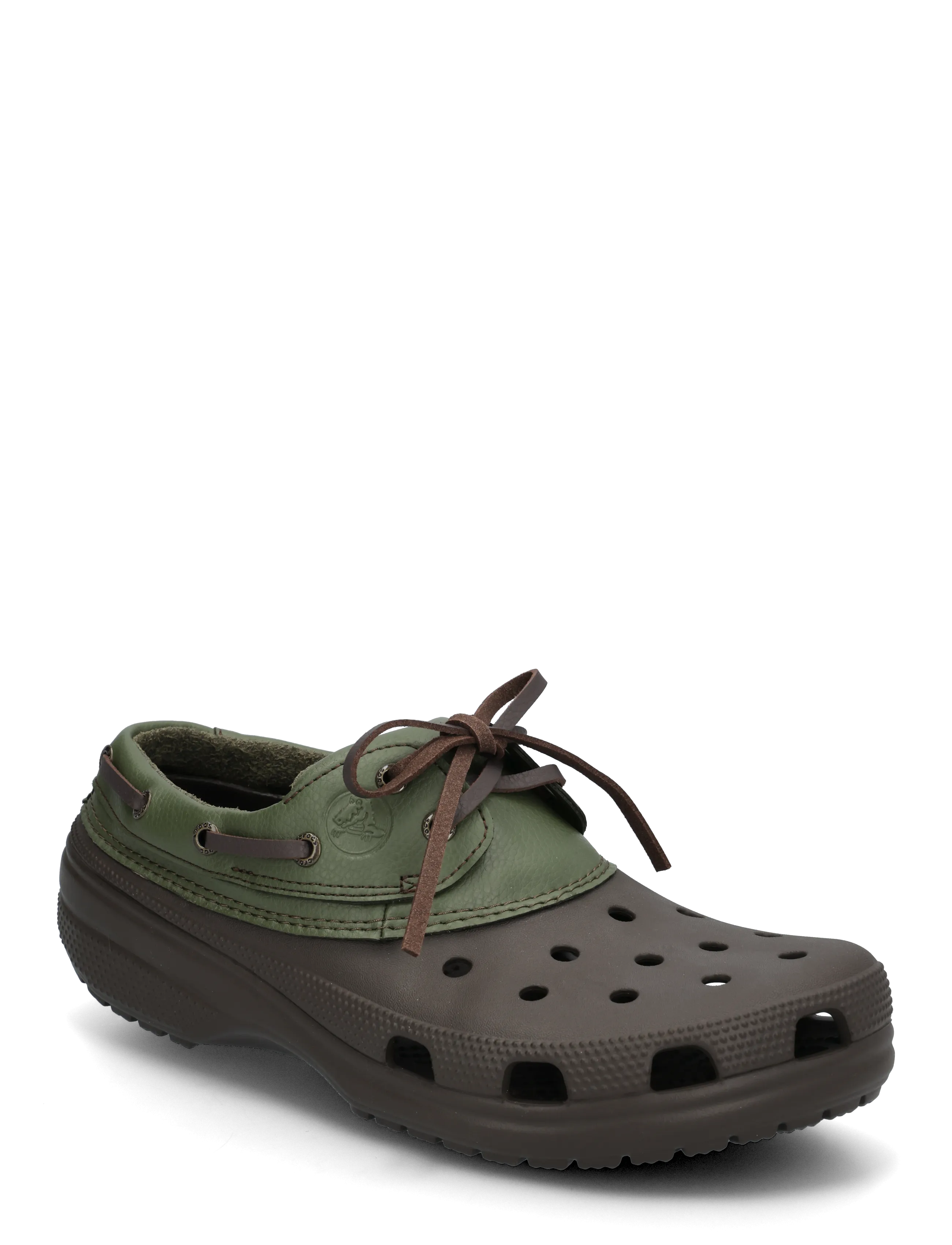 Crocs Classic Boat Shoe - Shoes - ESPRESSO/ARMY GREEN / brown