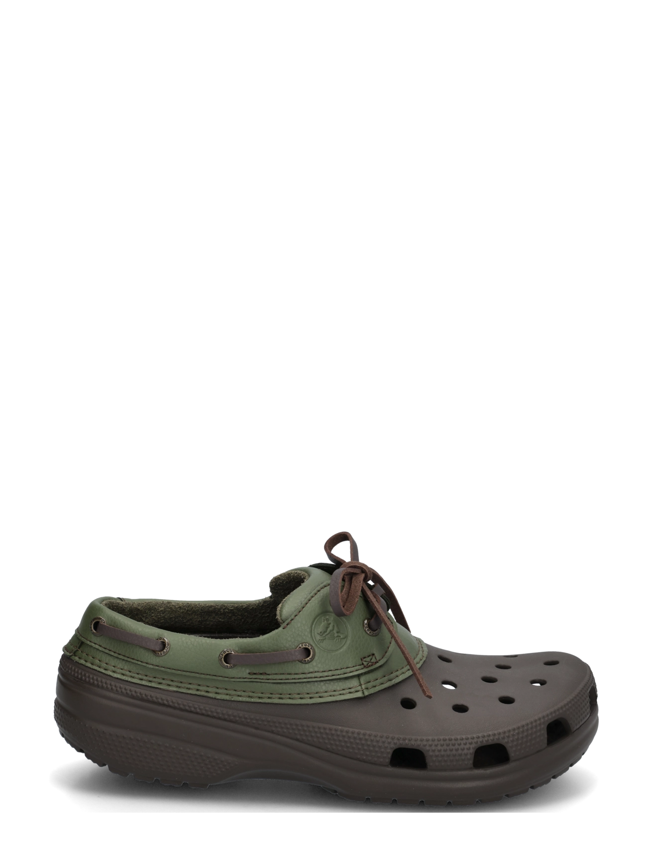 Crocs - Classic Boat Shoe - seglarskor - espresso/army green - 2