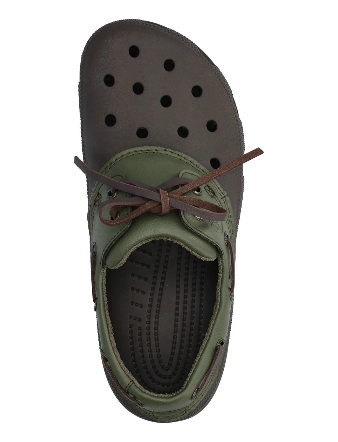 Crocs - Classic Boat Shoe - seglarskor - espresso/army green - 3