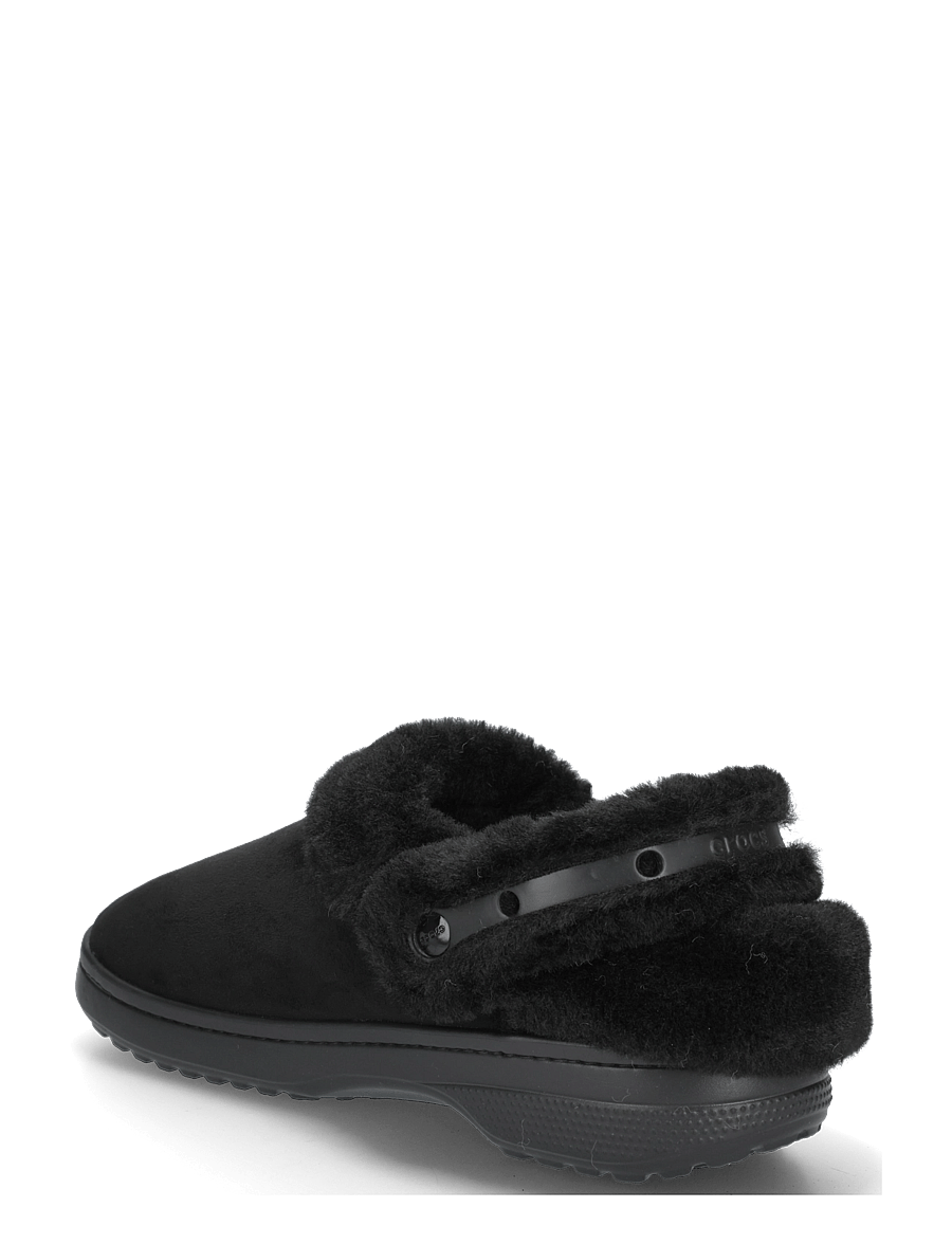 Crocs - Cl Unfurgtble Vegan Suede Clog - mules & clogs - black - 1