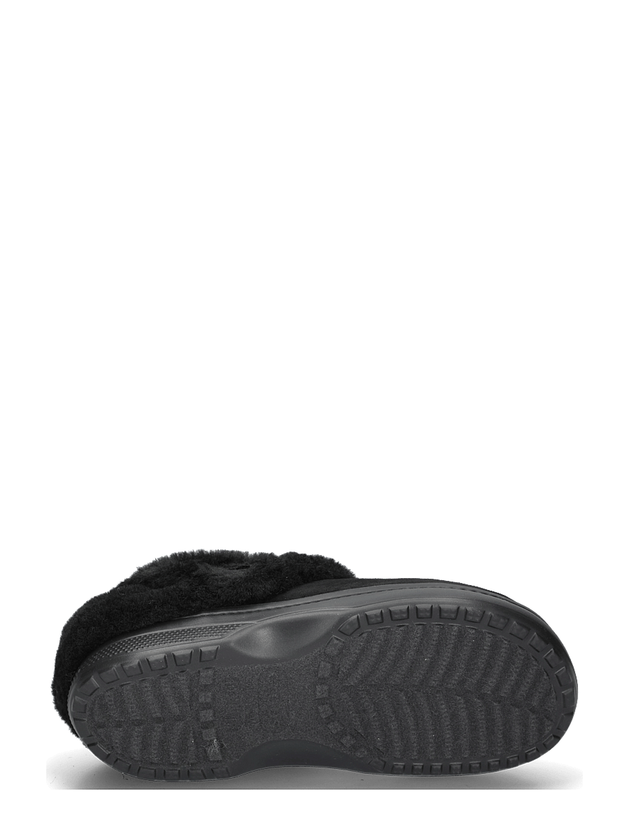 Crocs - Cl Unfurgtble Vegan Suede Clog - mules & clogs - black - 4