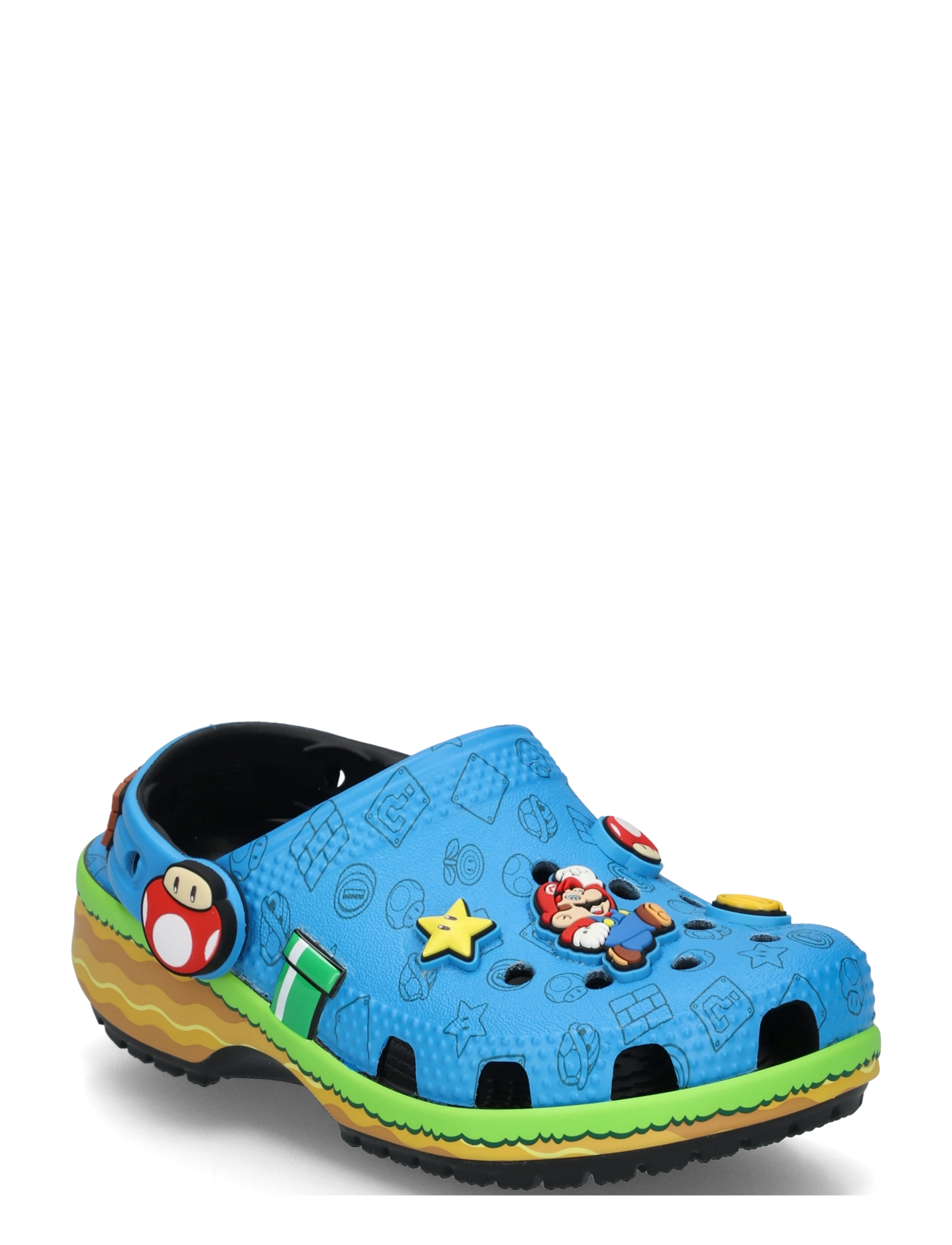 Crocs Super Mario Core Cls Clg T, 19/20, Blue, Sko > Træsko, Børn