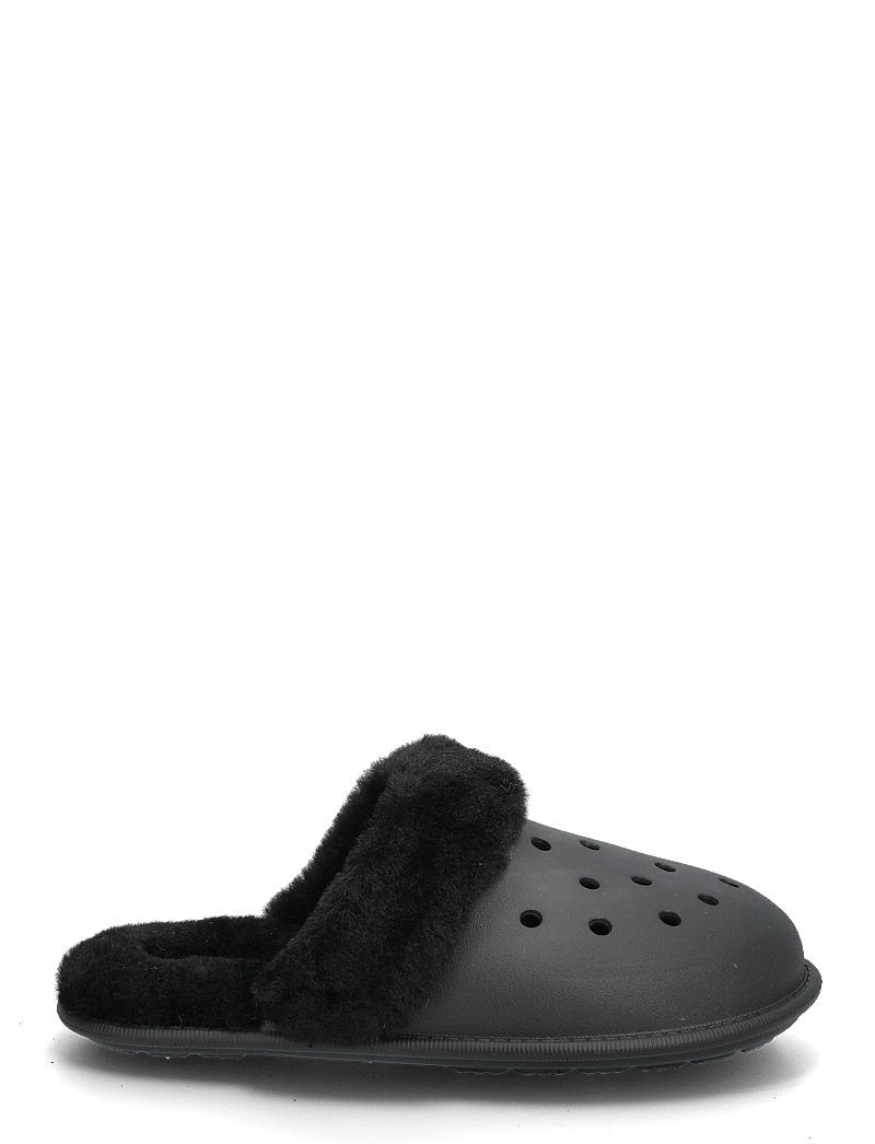 Crocs - Classic Fuzz Scuff - vardagsstil - black - 1