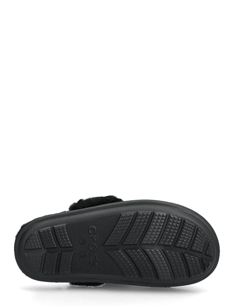 Crocs - Classic Fuzz Scuff - vardagsstil - black - 4