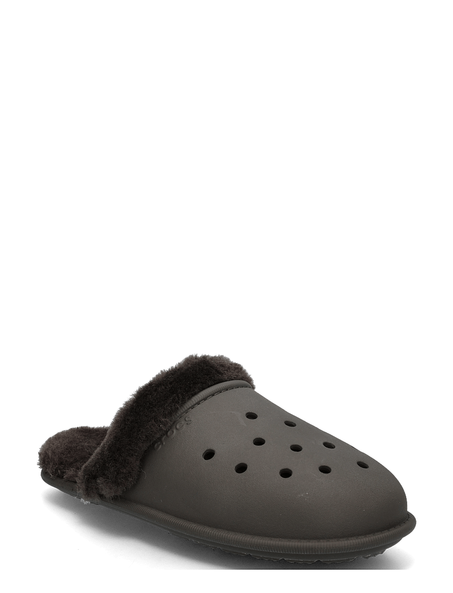 Crocs - Classic Fuzz Scuff - hverdags stil - dark cocoa - 0