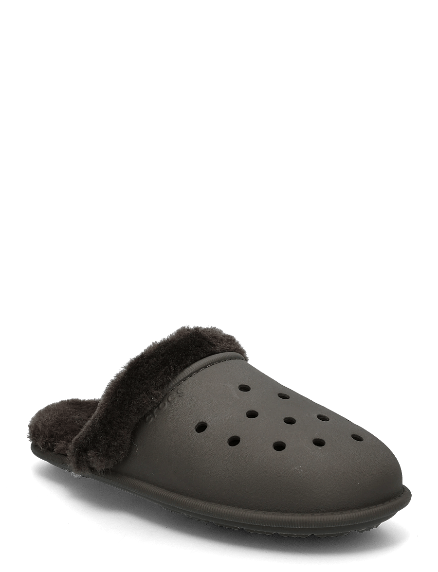 Crocs - Classic Fuzz Scuff - hverdags stil - dark cocoa - 0