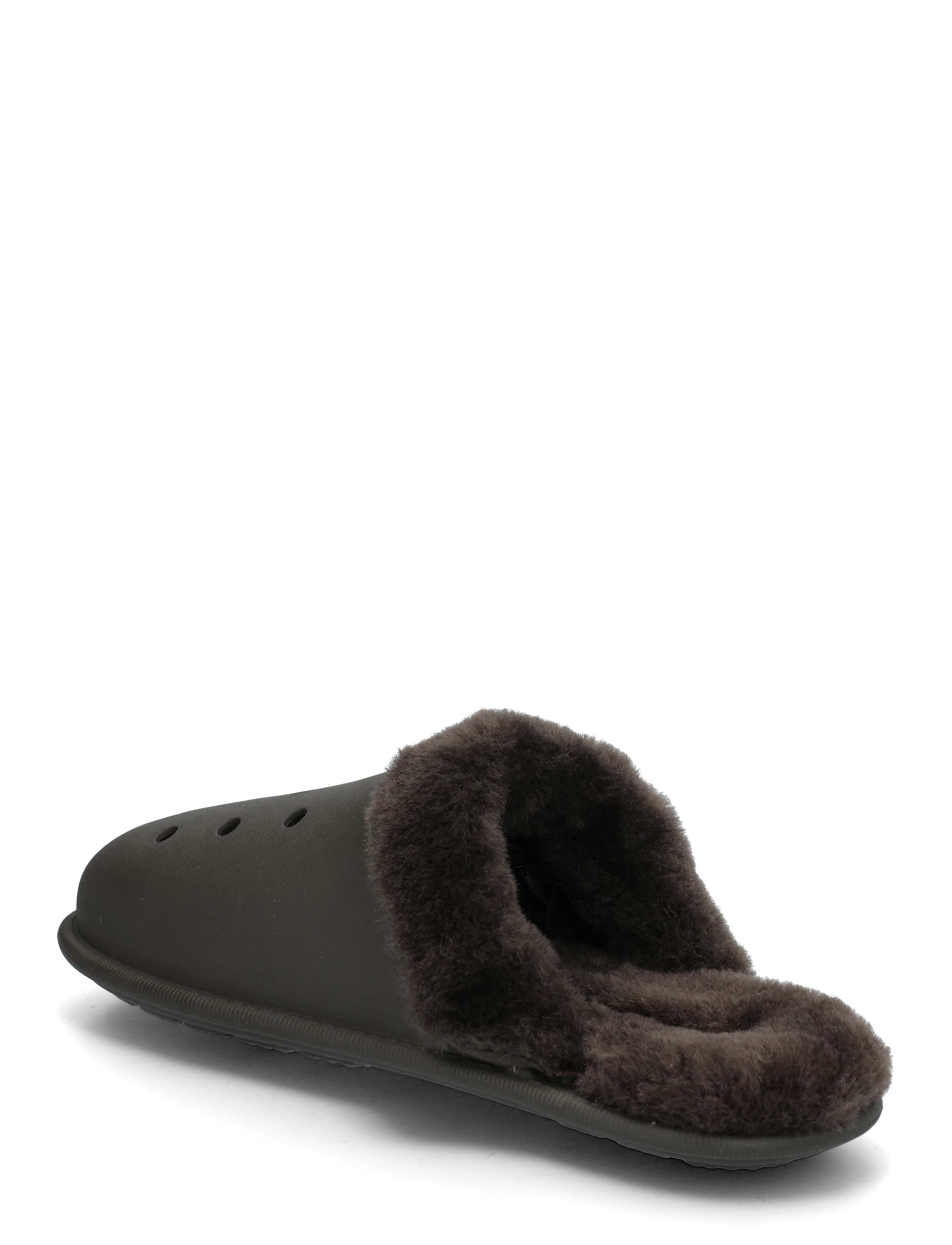 Crocs - Classic Fuzz Scuff - everyday style - dark cocoa - 1