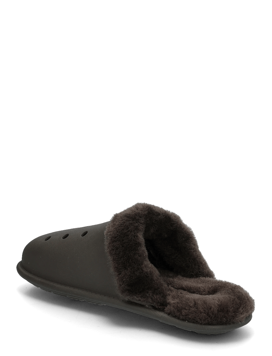 Crocs - Classic Fuzz Scuff - hverdags stil - dark cocoa - 1