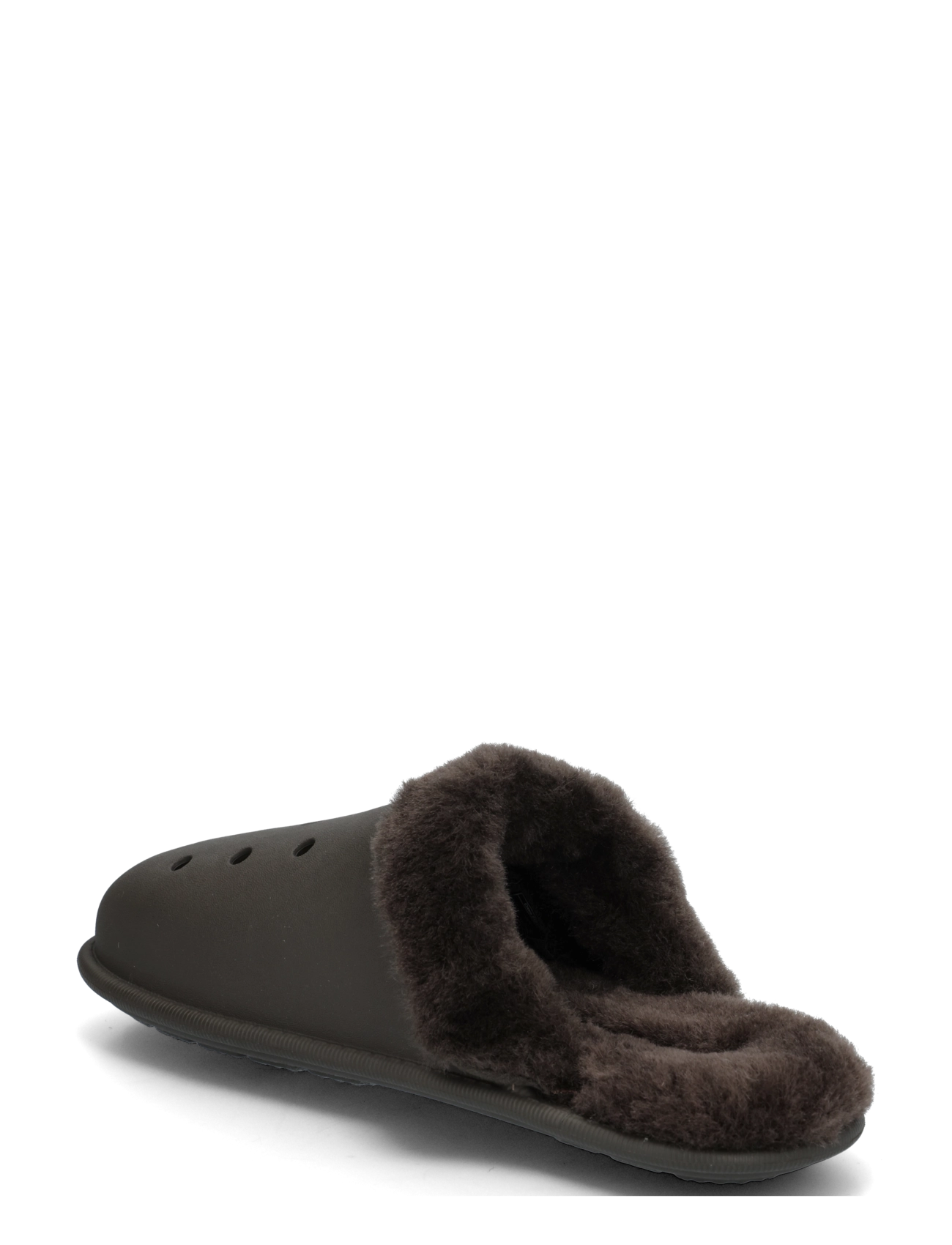 Crocs - Classic Fuzz Scuff - everyday style - dark cocoa - 1