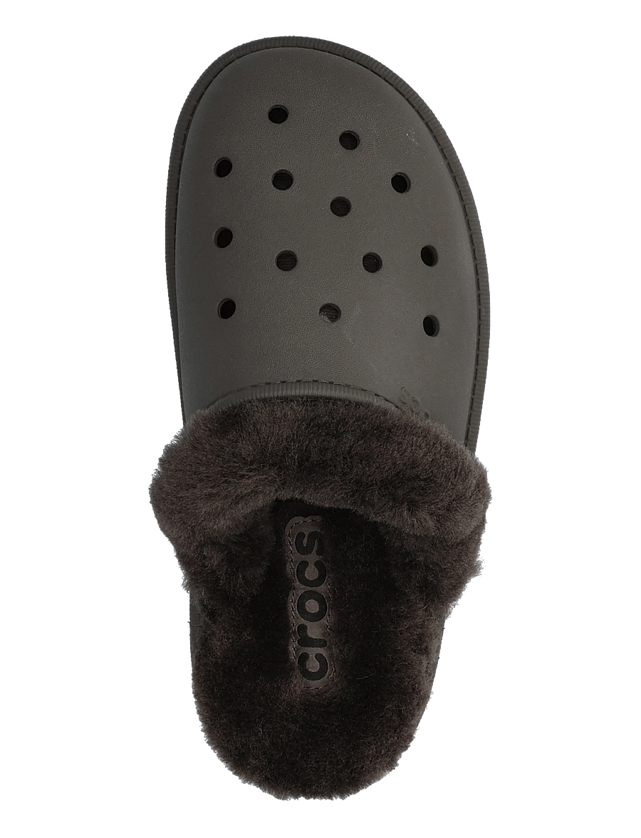 Crocs - Classic Fuzz Scuff - hverdags stil - dark cocoa - 3