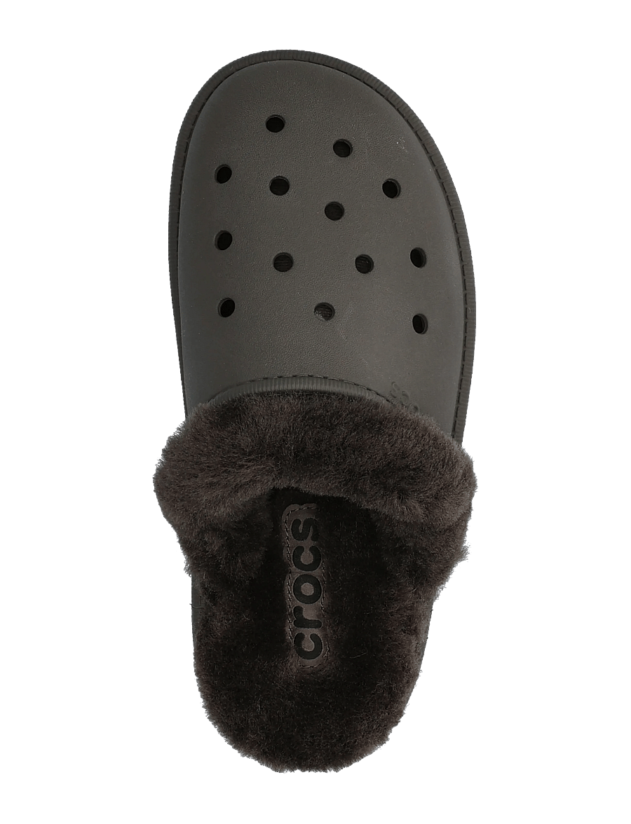 Crocs - Classic Fuzz Scuff - hverdags stil - dark cocoa - 3