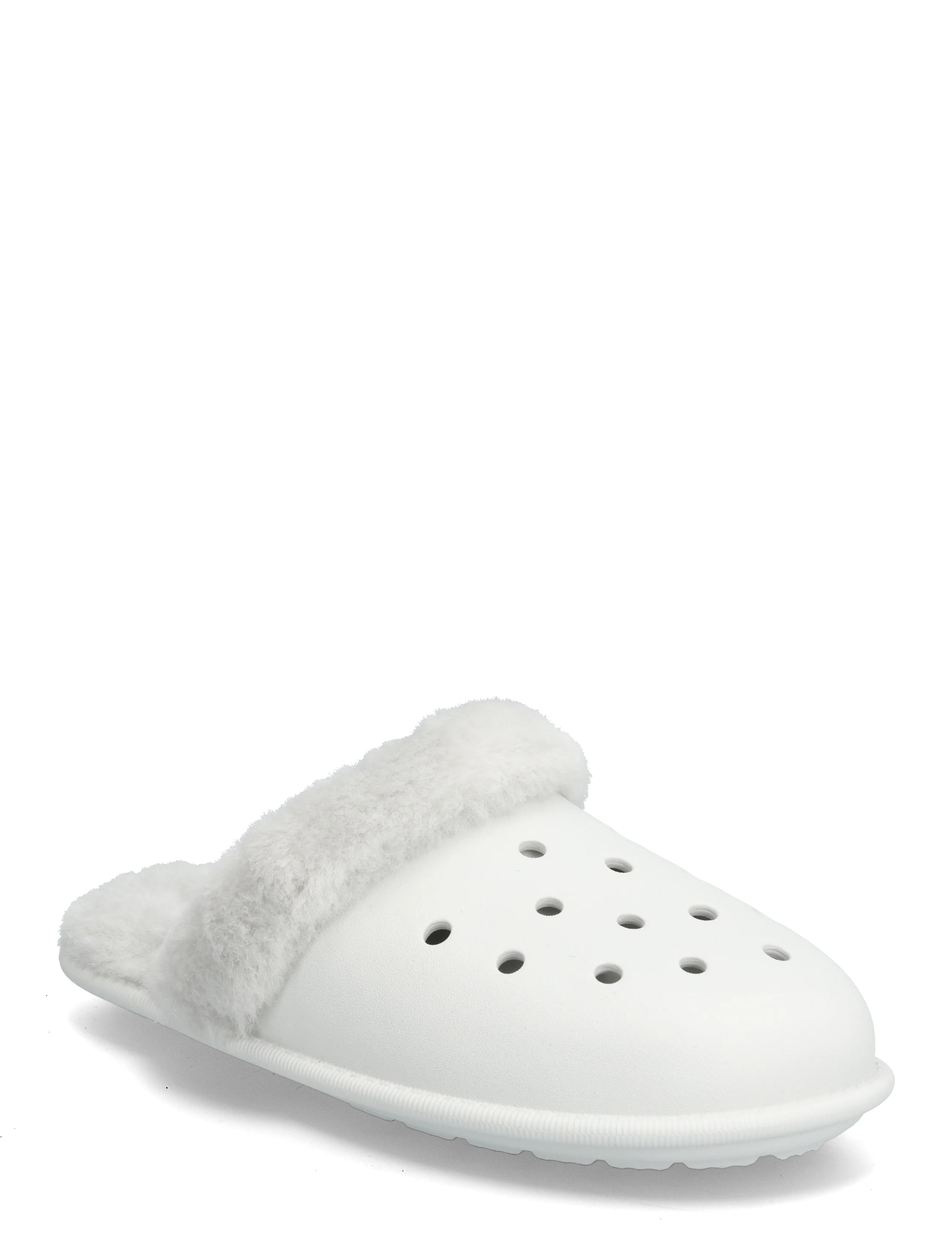CROCS Klassisch Fuzz Scuff Weiß - 37/38 - Damen