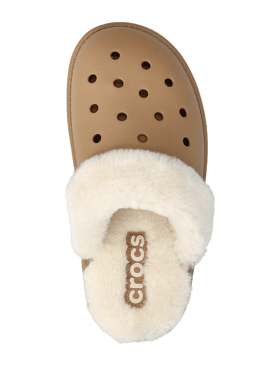 Crocs - Classic Fuzz Scuff - vardagsstil - sepia - 3