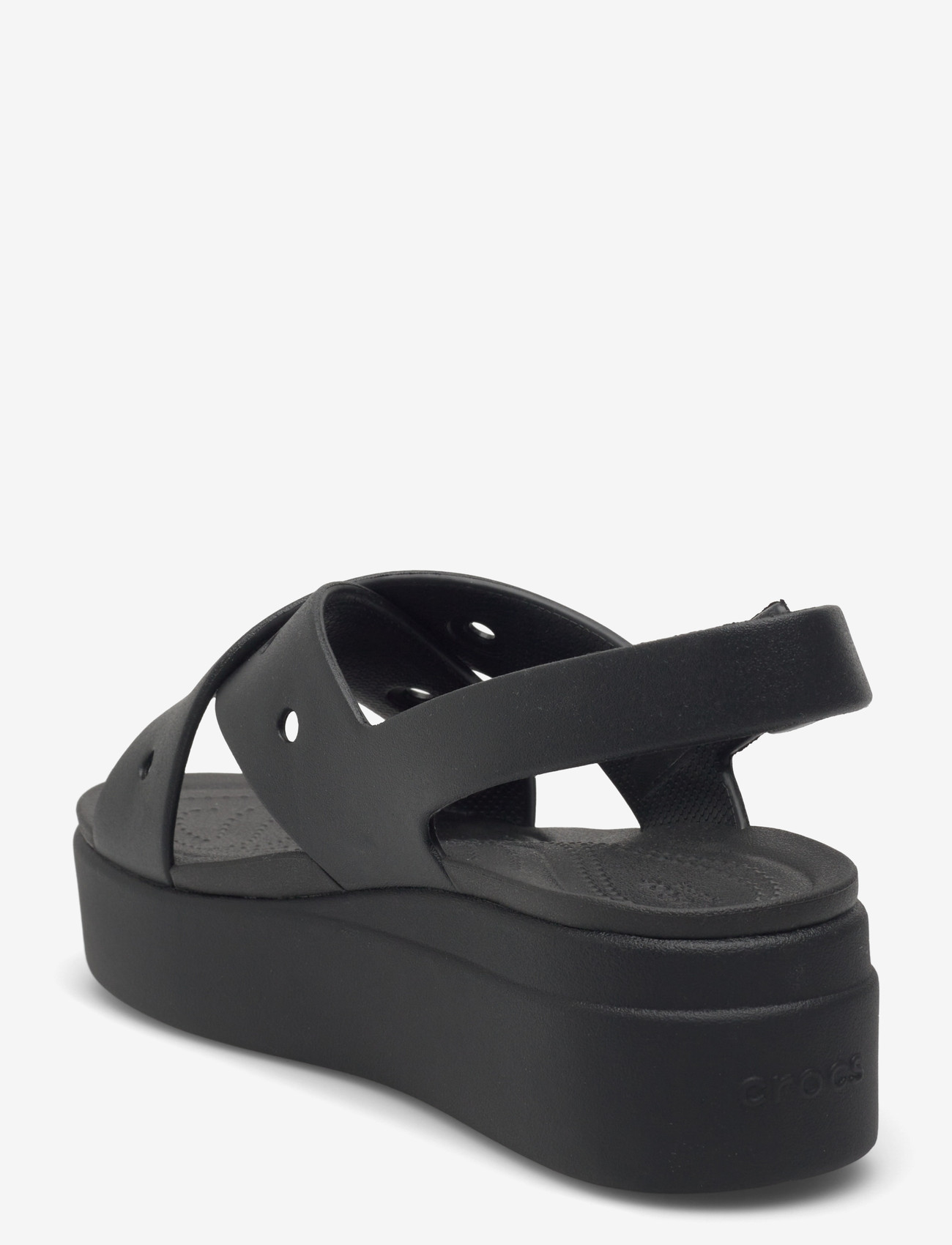Crocs - Brooklyn 4U Cross Strap Sandal - platform sandals - black - 2