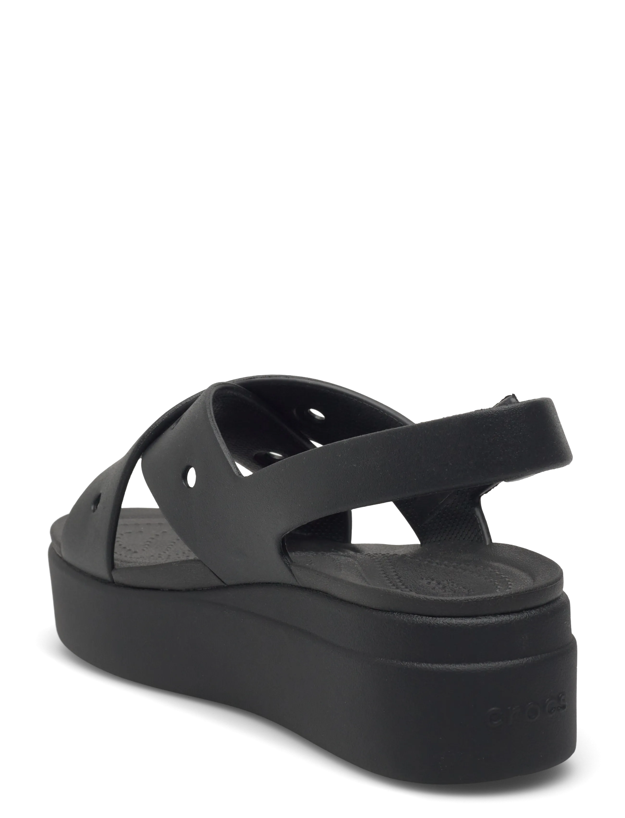 Crocs - Brooklyn 4U Cross Strap Sandal - alusta sandaalit - black - 2