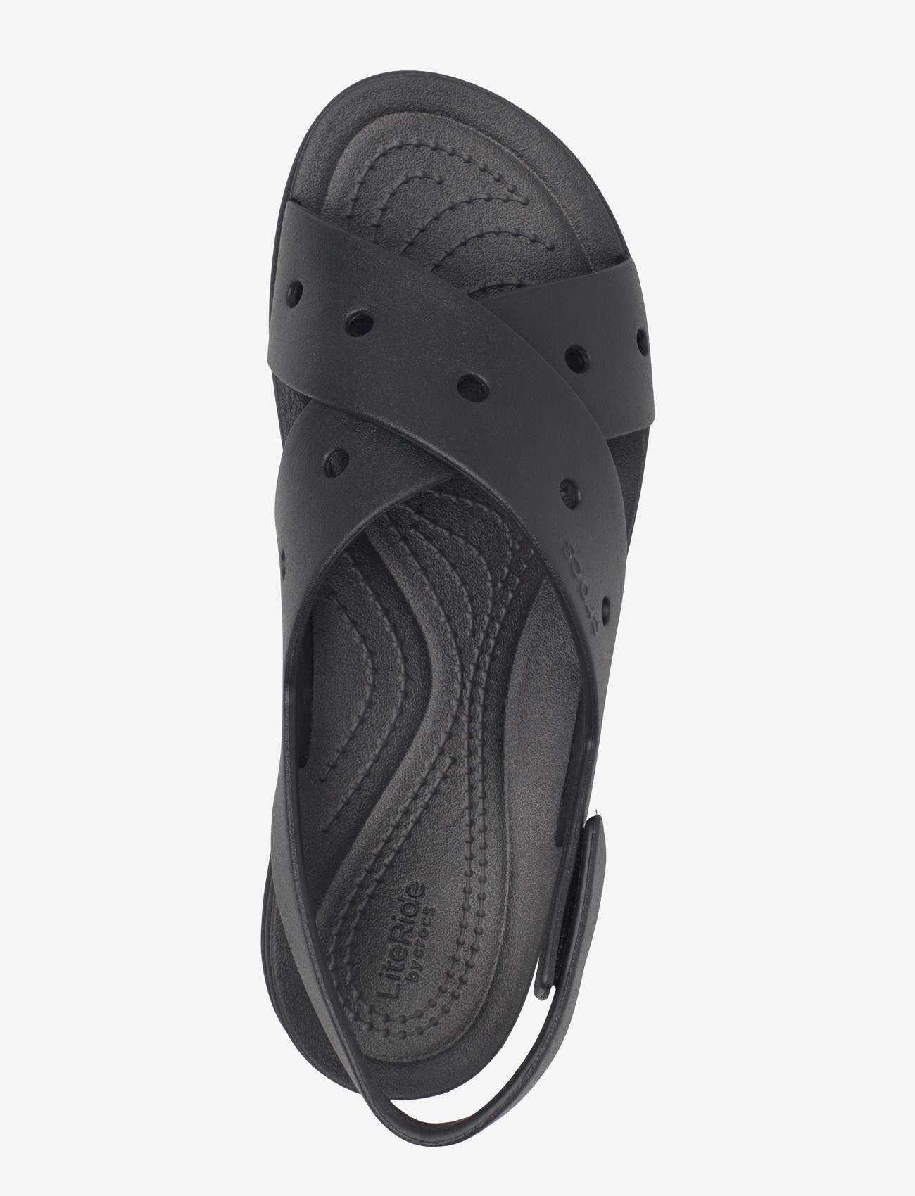 Crocs - Brooklyn 4U Cross Strap Sandal - platform sandals - black - 3