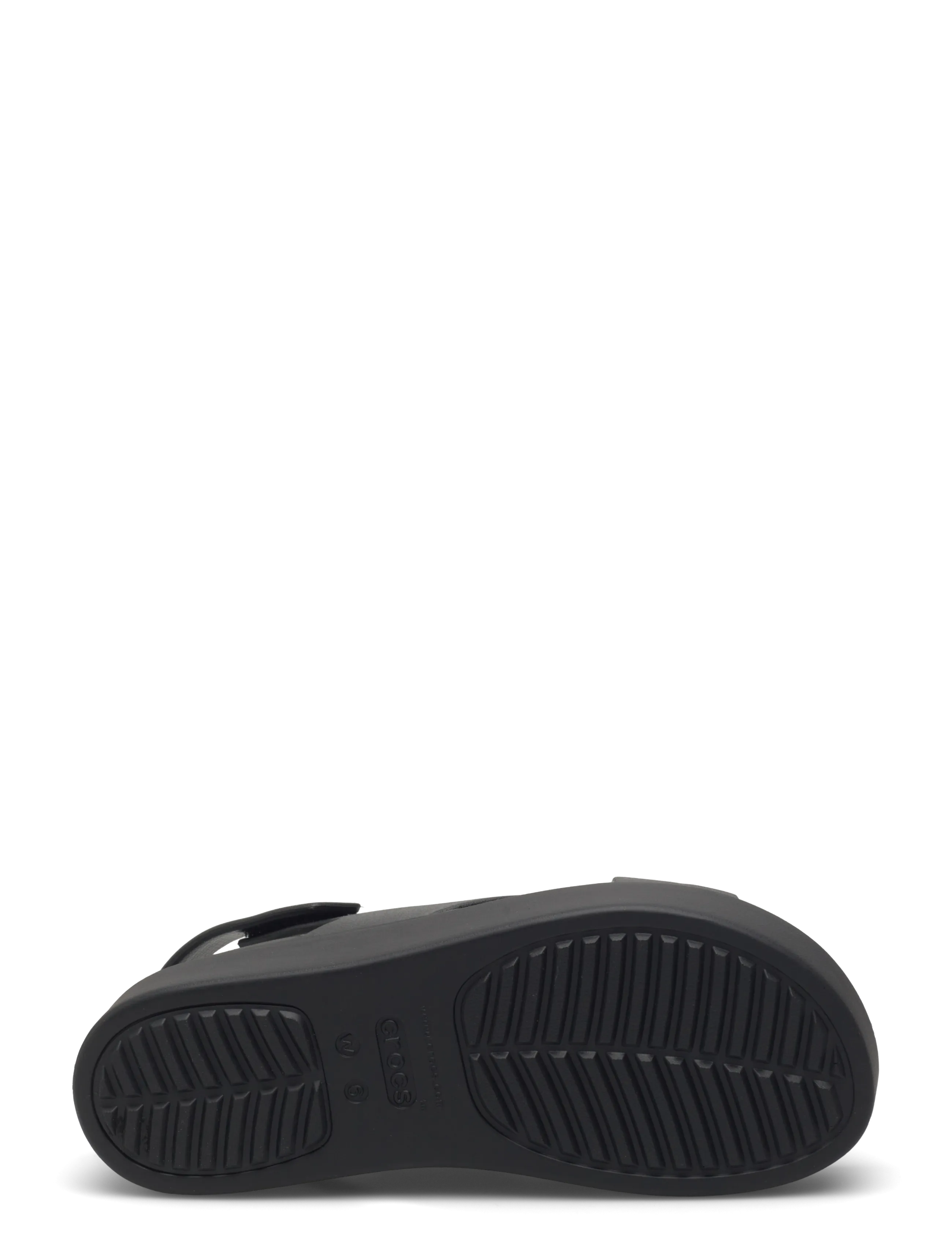 Crocs - Brooklyn 4U Cross Strap Sandal - alusta sandaalit - black - 4
