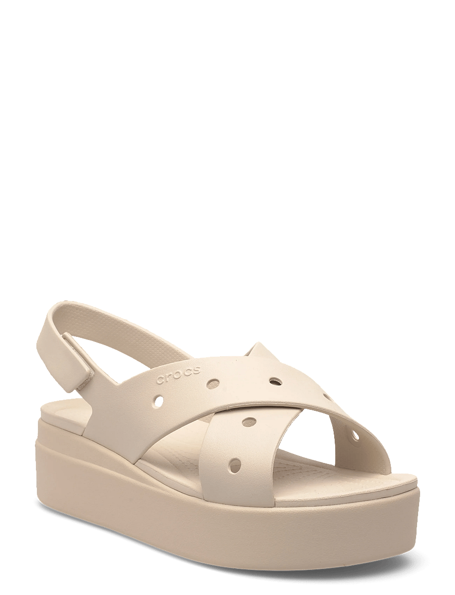 Crocs - Brooklyn 4U Cross Strap Sandal - platvorm-sandaalid - frappe - 0