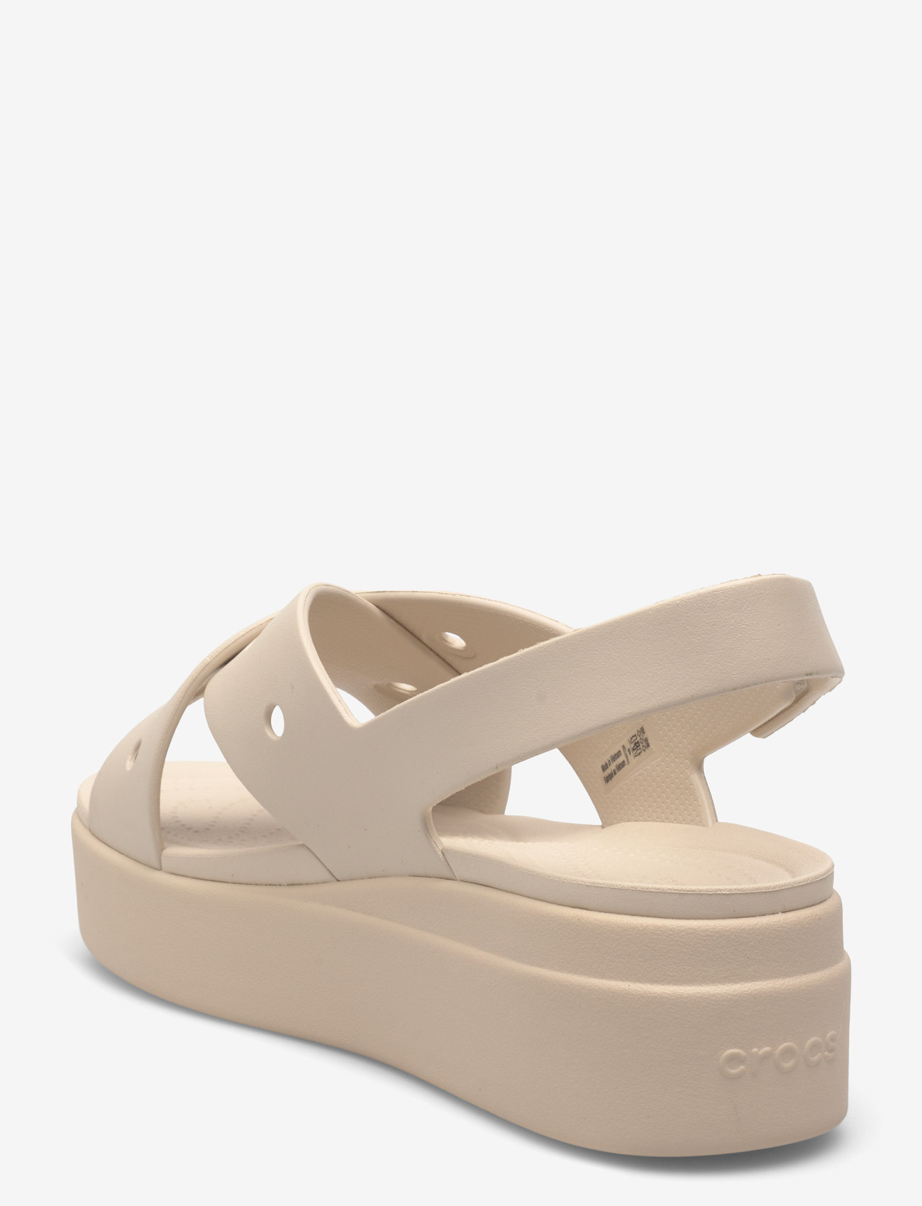 Crocs - Brooklyn 4U Cross Strap Sandal - plateau-sandalen - frappe - 2
