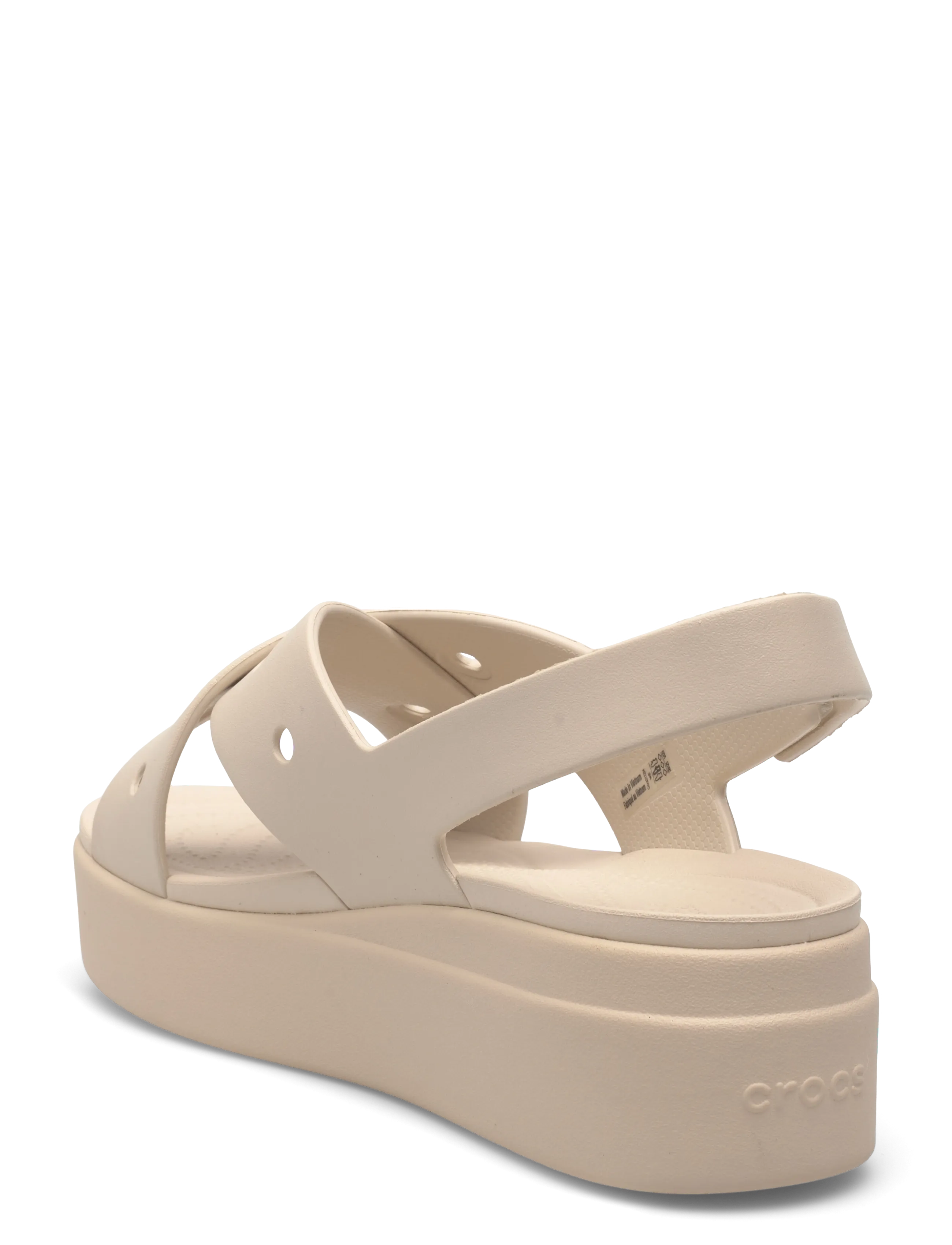 Crocs - Brooklyn 4U Cross Strap Sandal - plateau-sandalen - frappe - 2