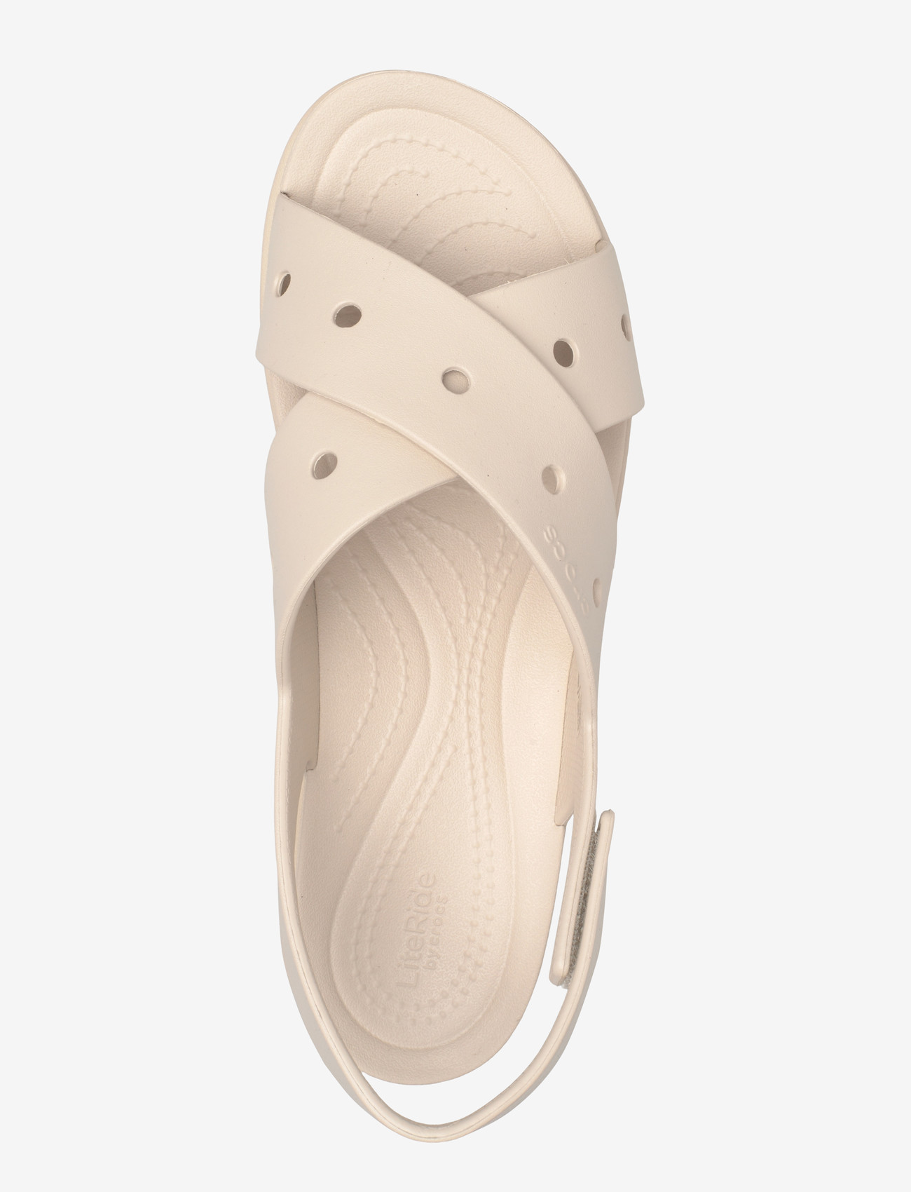 Crocs - Brooklyn 4U Cross Strap Sandal - plateau-sandalen - frappe - 3
